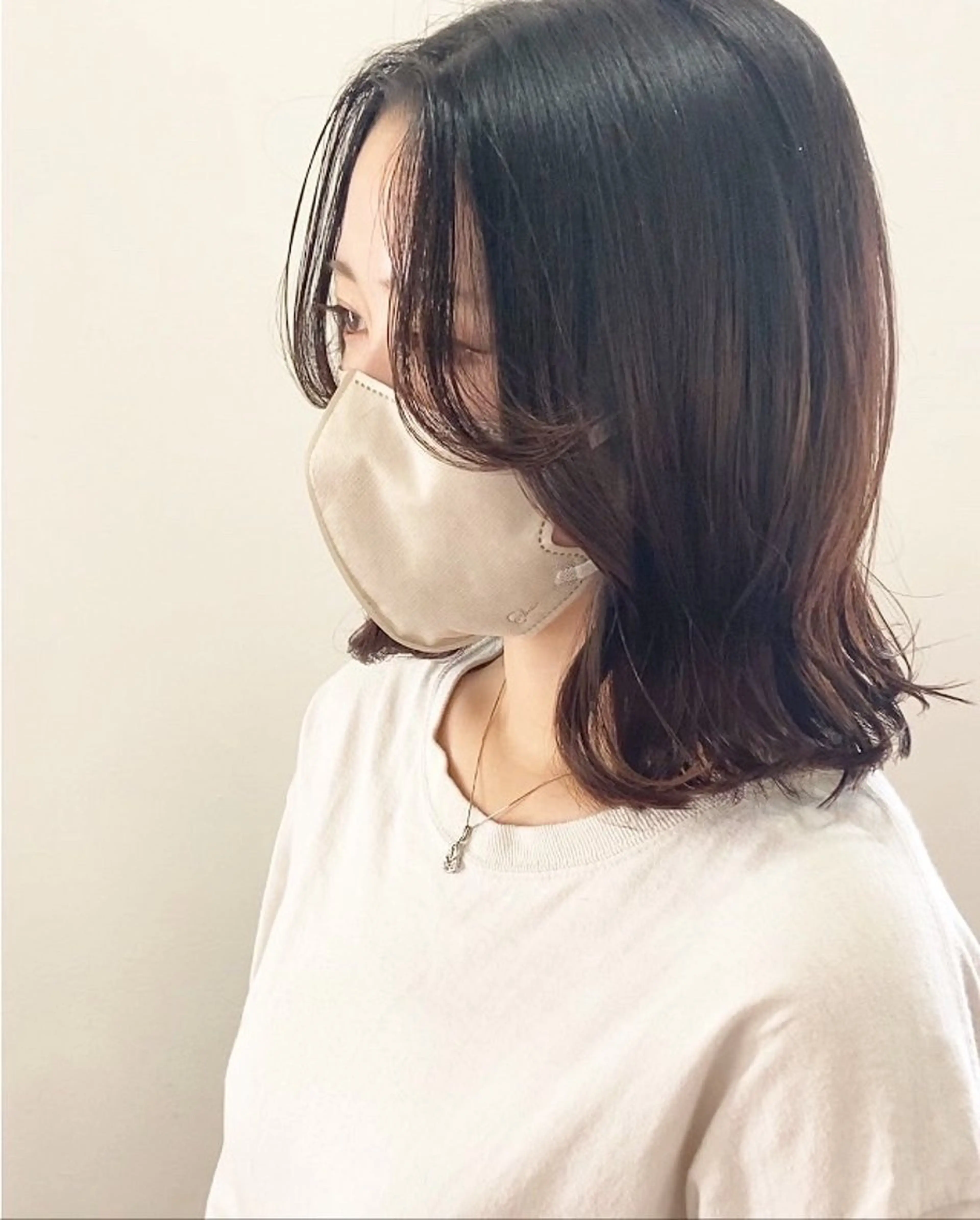 ミディアム カラー ブリーチ ケアブリーチ イヤリングカラー インナーカラー 髪質改善 mopa_kaede 暖色カラー/ロングのヘアスタイル