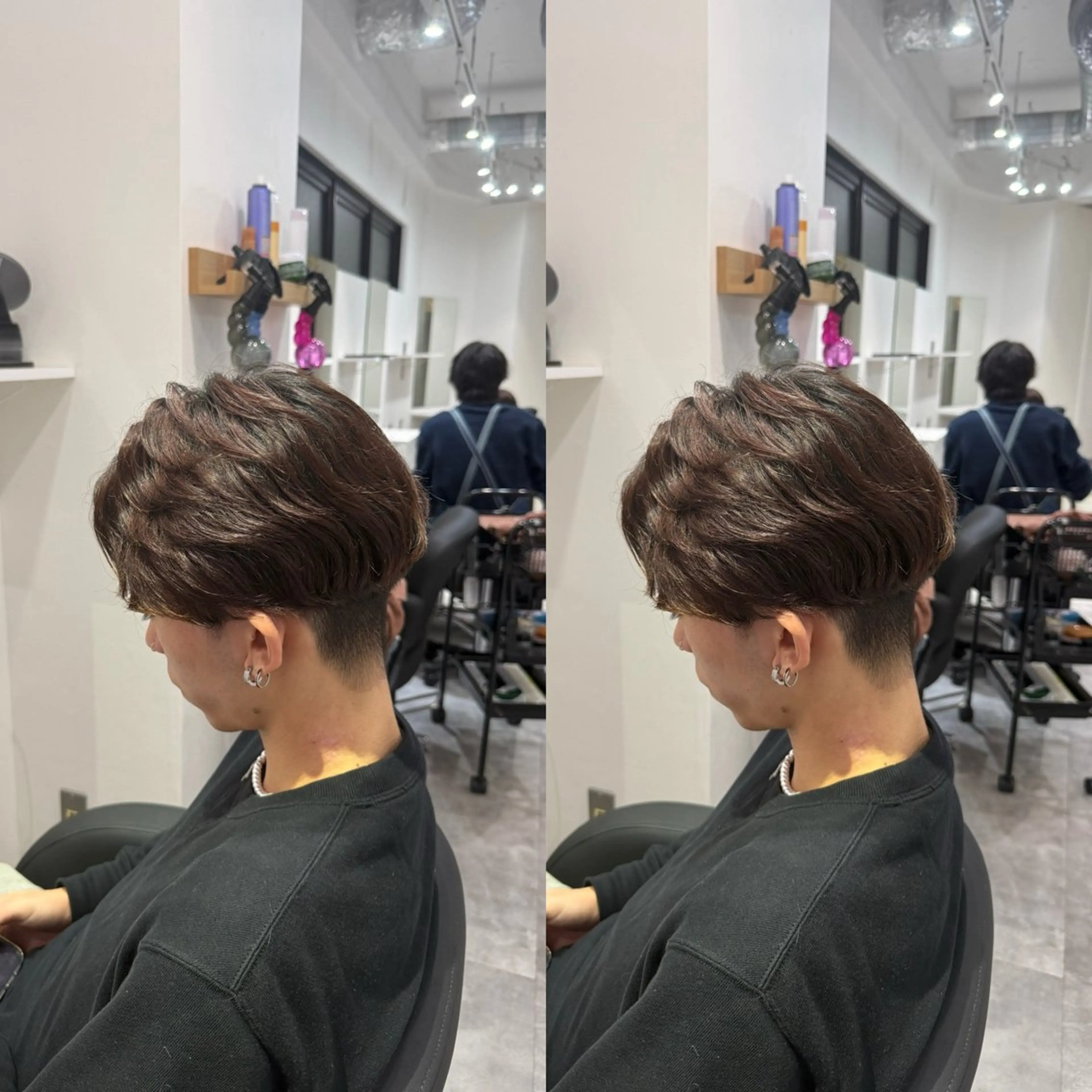 メンズ フェザーパーマ メンズパーマ カット パーマ トリートメント ヘッドスパ メンズパーマ/ショ ートカット/福井悟朗のヘアスタイル