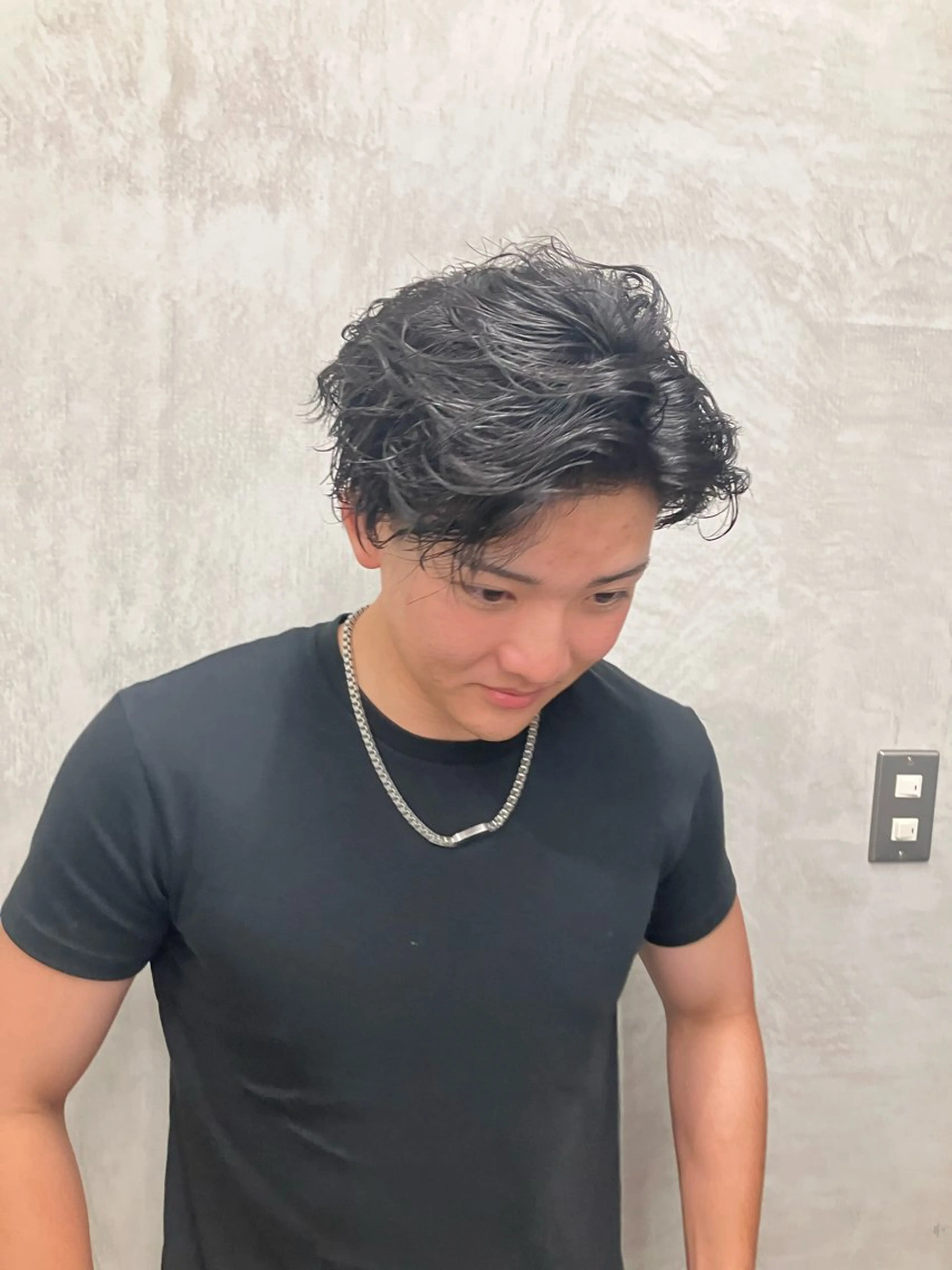 パーマ 💈直毛×ツイスパの プロ🥷清水真之介のヘアスタイル