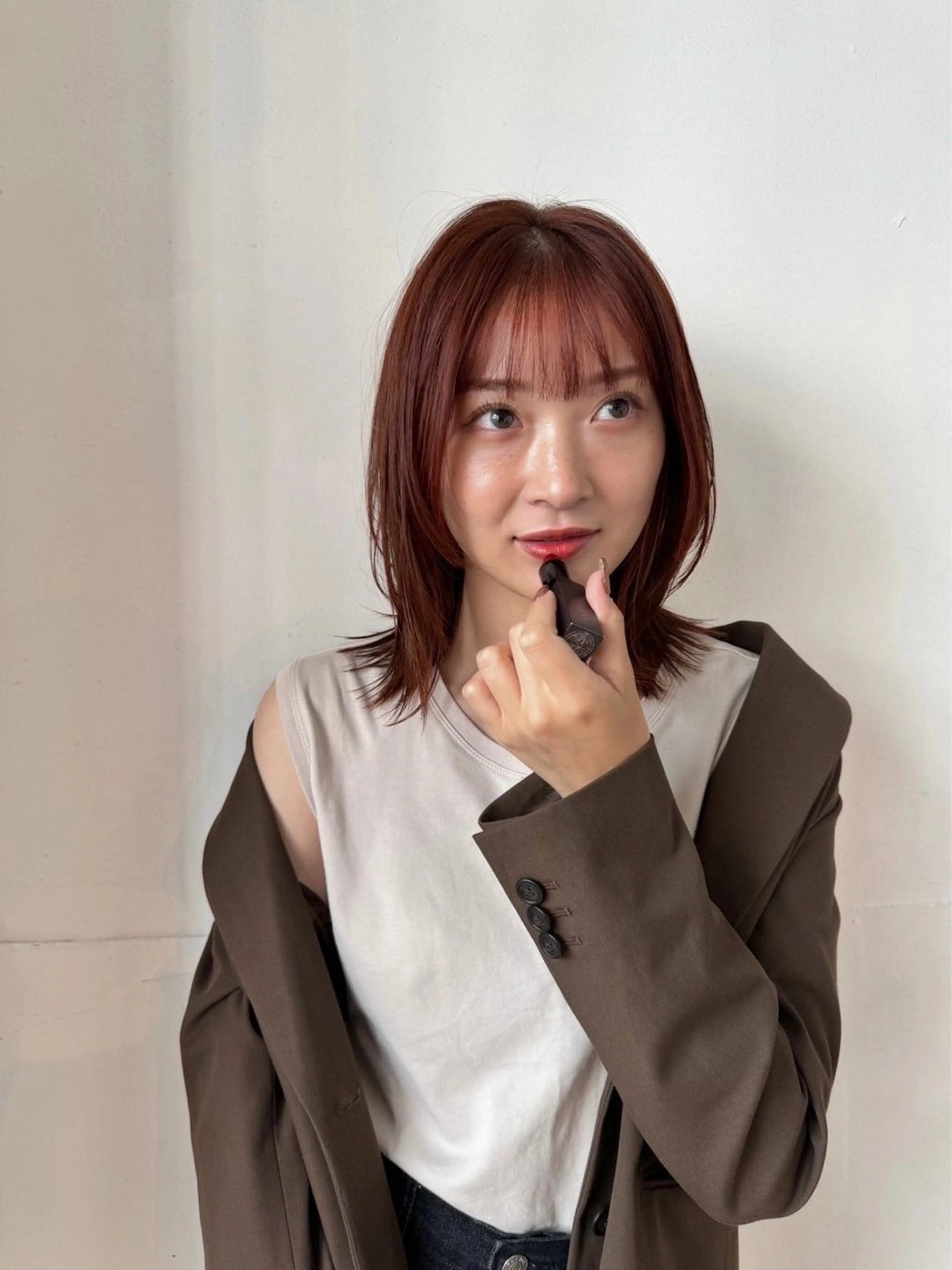 ミディアム カラー Sail 【セイル】のヘアスタイル