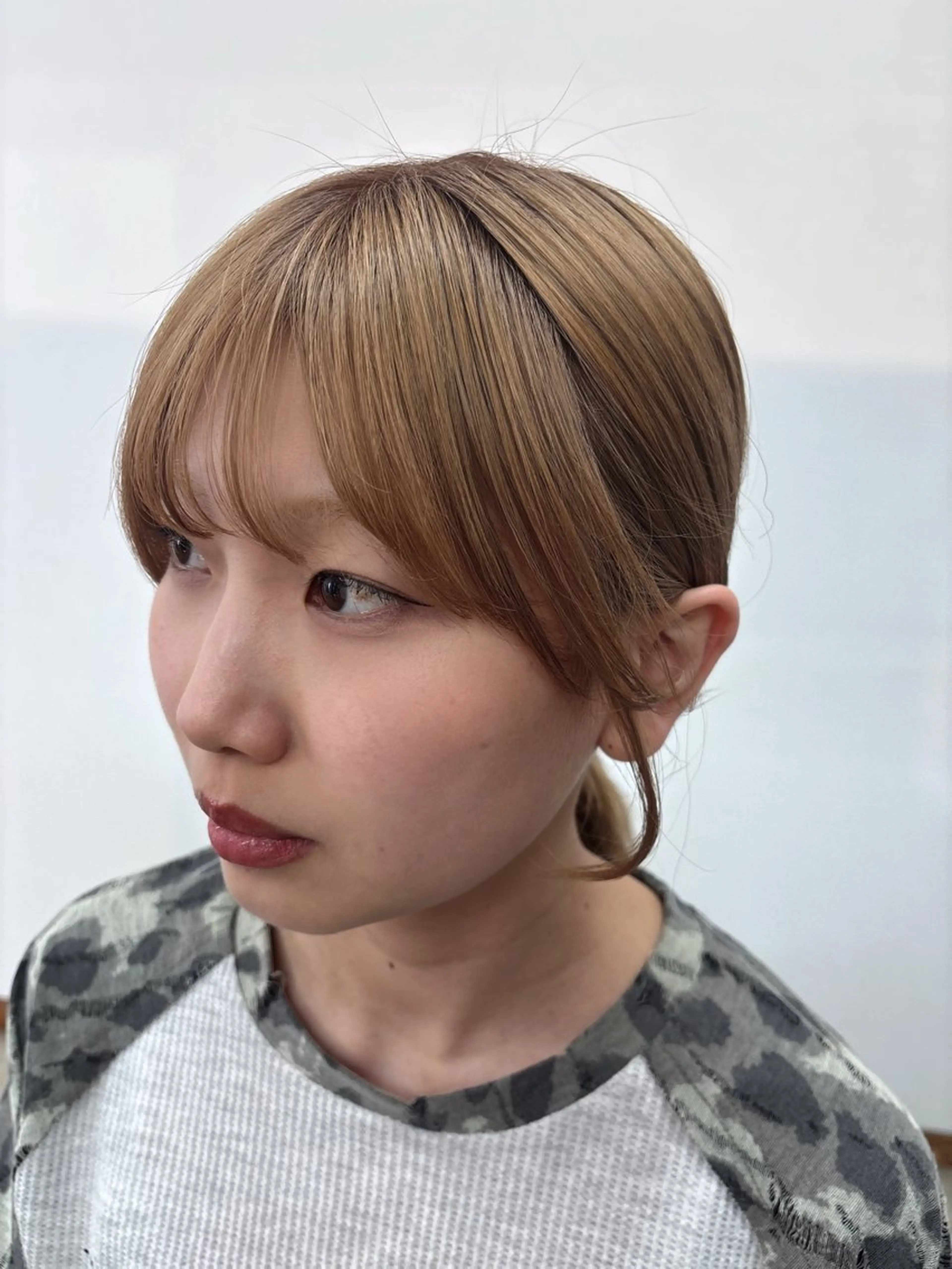 透明感カラー🫧 高田李胡のヘアスタイル