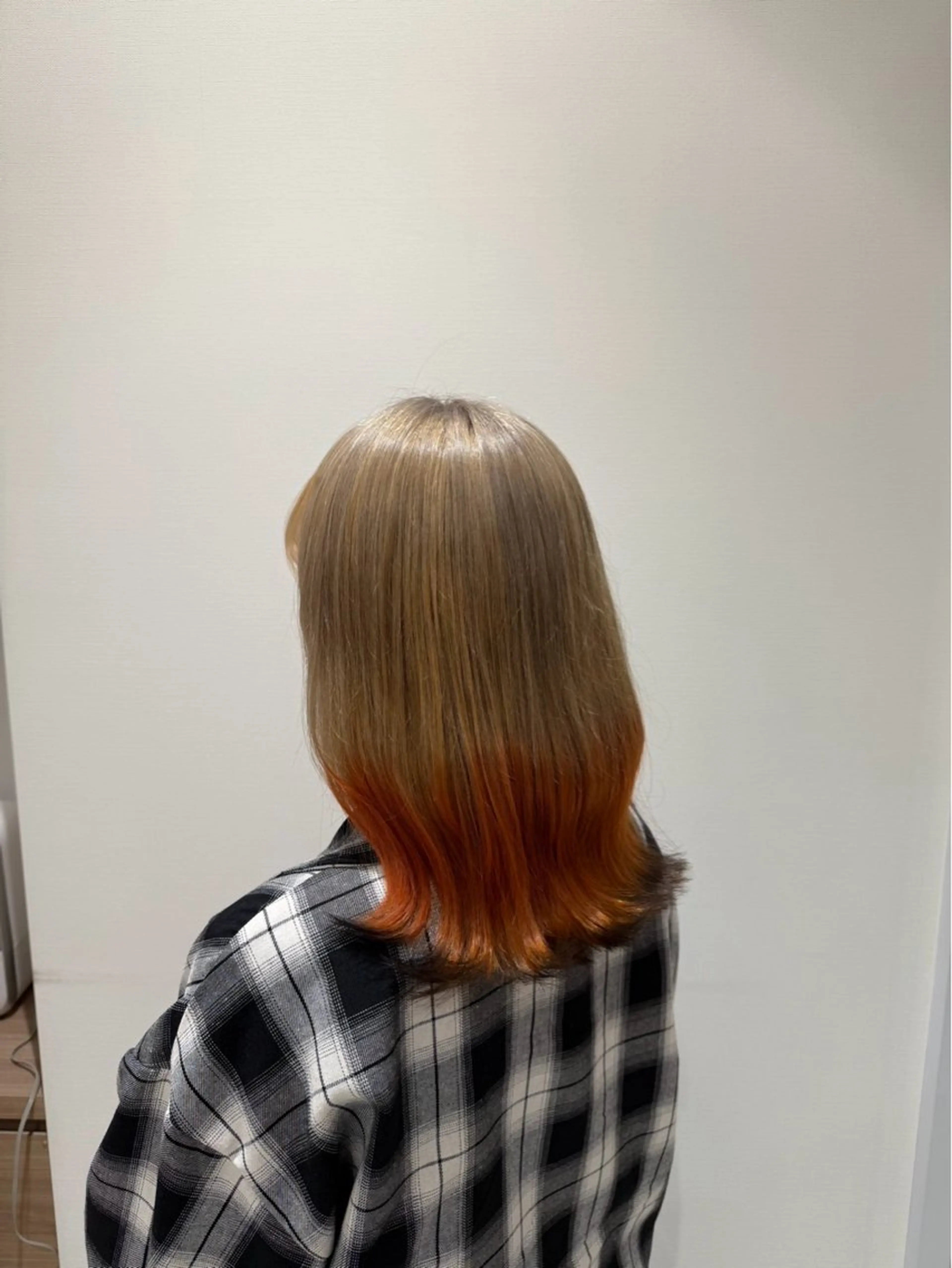 ミディアム 狐カラー ヘアカラー 玉村 愛李 【ash 津田沼店】のヘアスタイル