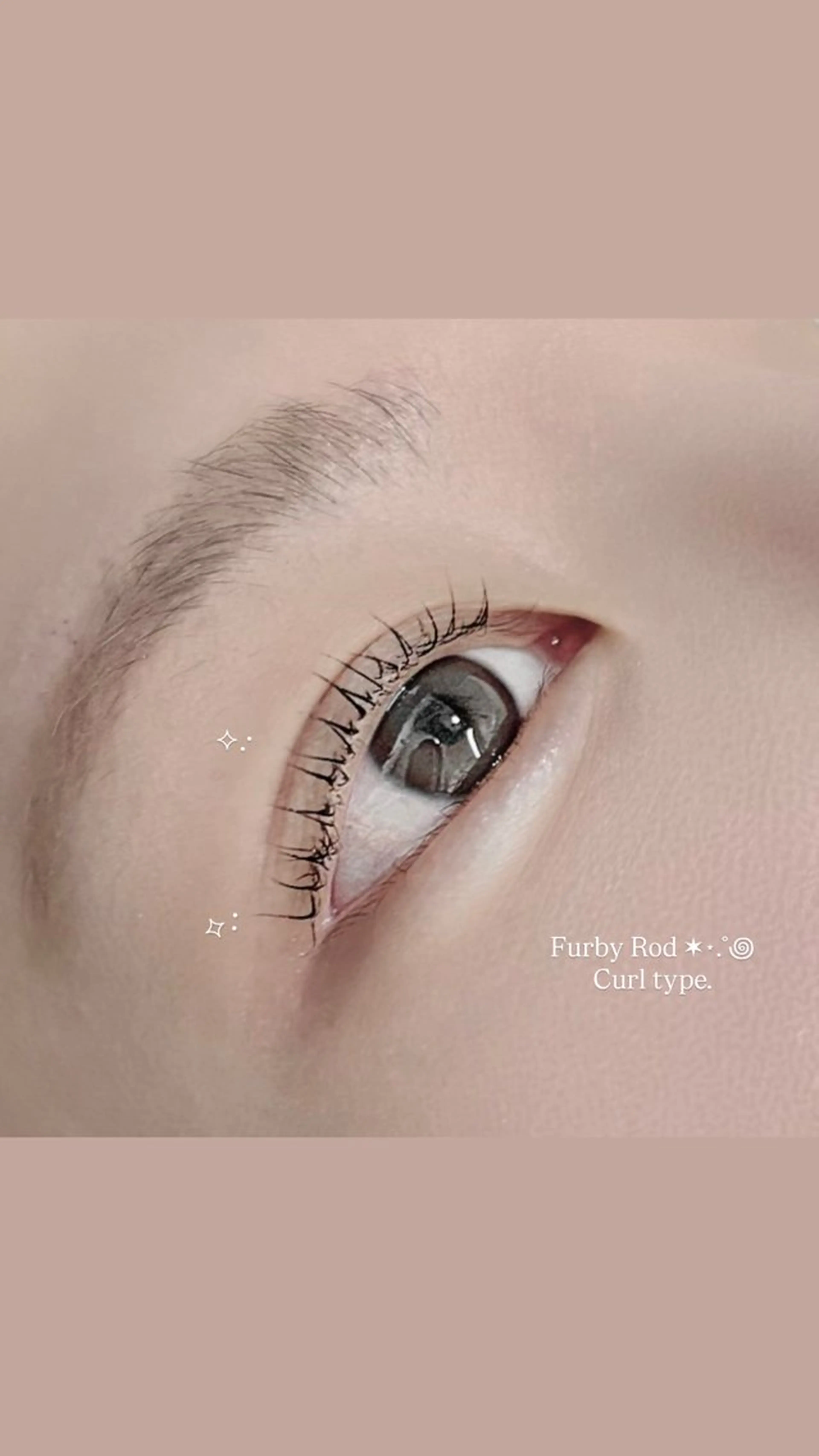 マツエク・マツパ 束感まつ毛 一重×まつ毛パーマ lys ユラのマツエク・マツパデザイン