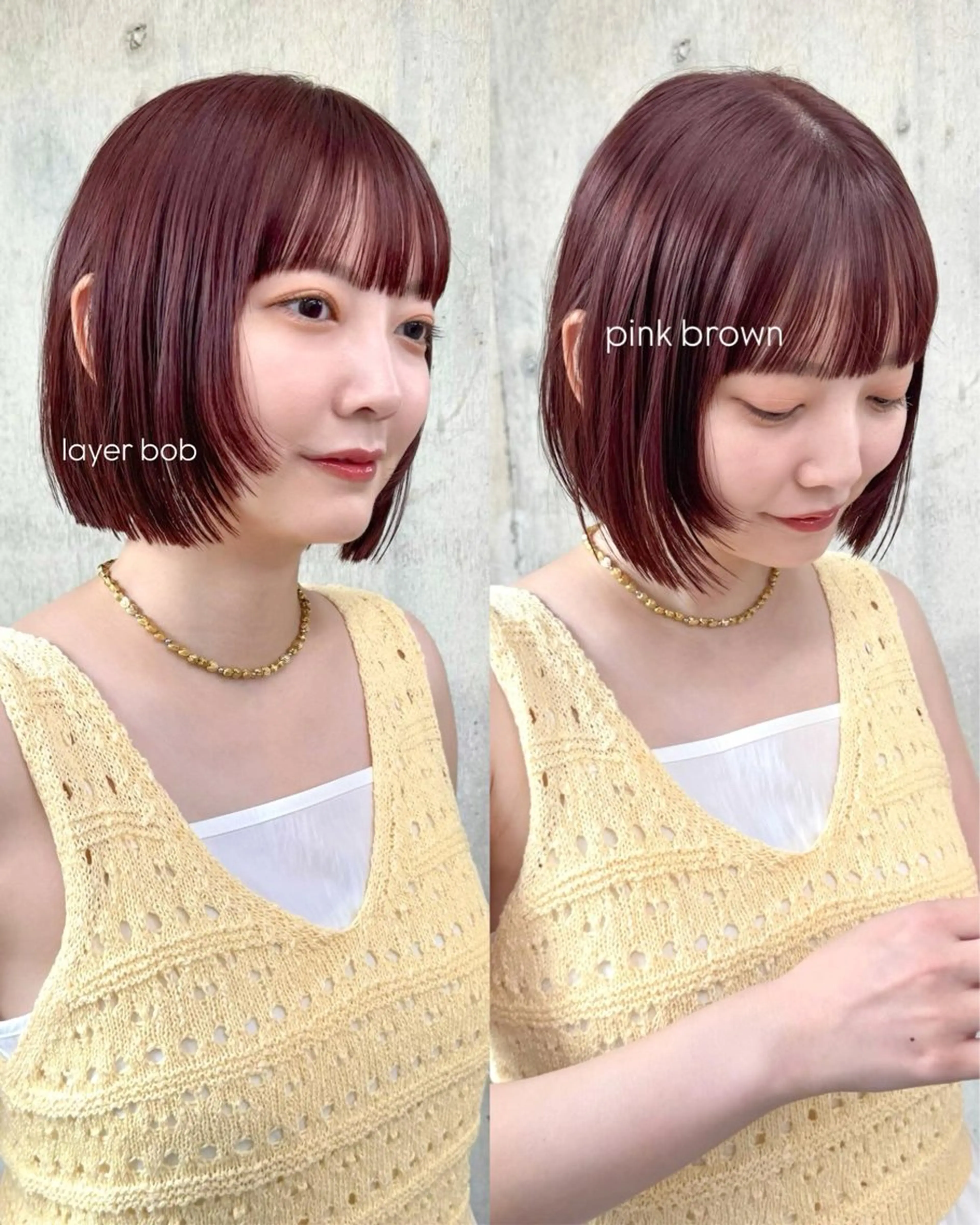 ショート カラー カット ヘアカラー トリートメント 松本優香/ボブ/ダ ブルカラー/髪質改善のヘアスタイル