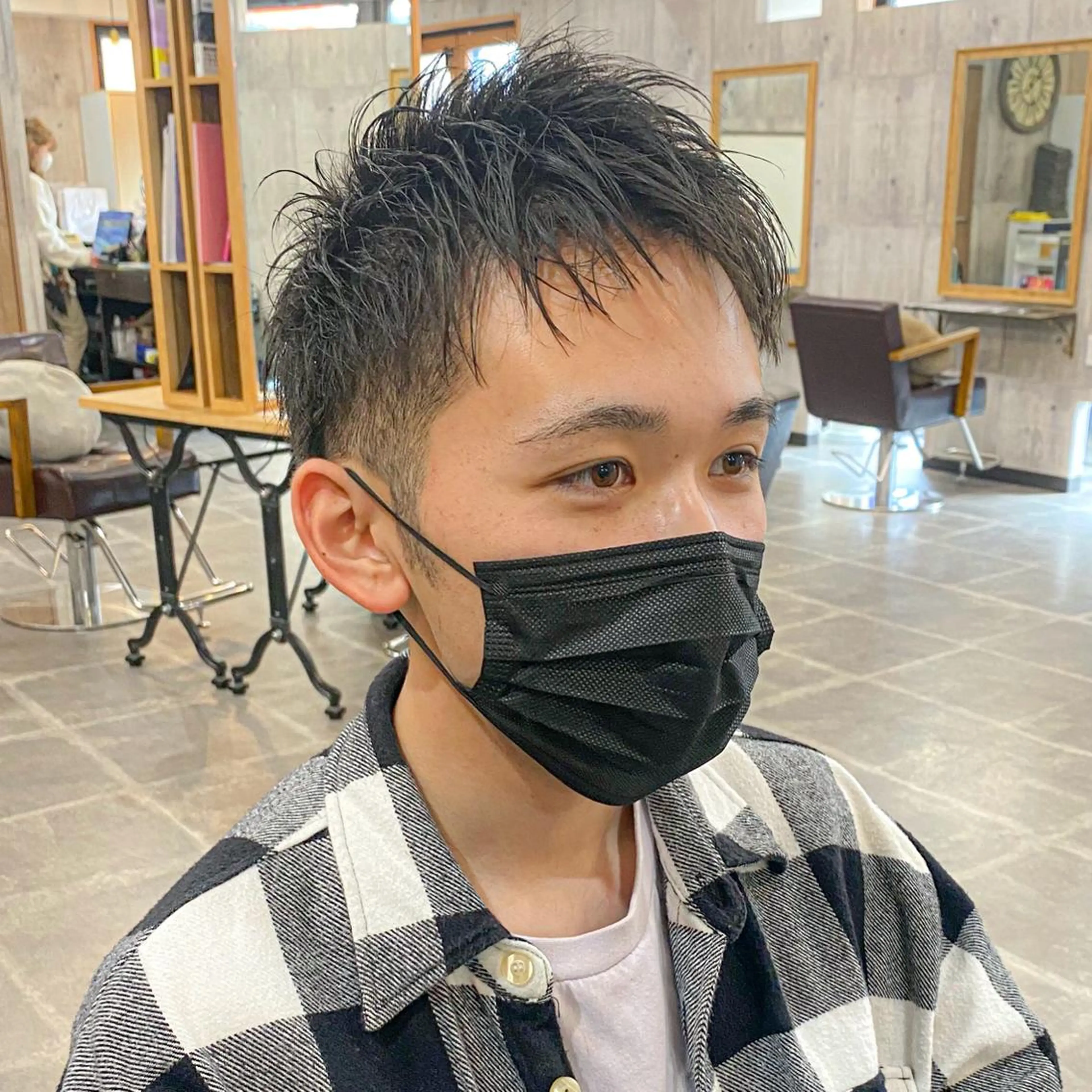 メンズカット＋ショートスパの写真