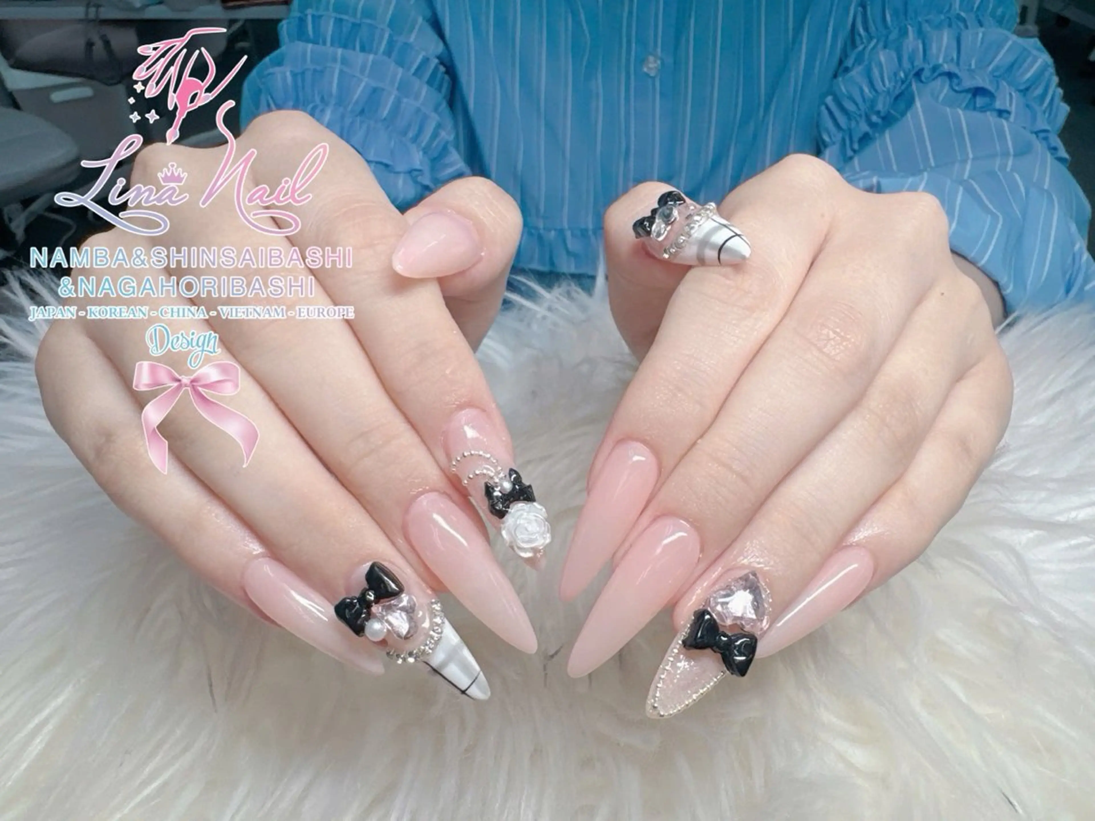 ネイル フットネイル ジェルネイル 持ち込み ネイルチップ ハンドネイル リナネイル 長堀橋店／東心斎橋店のネイルデザイン