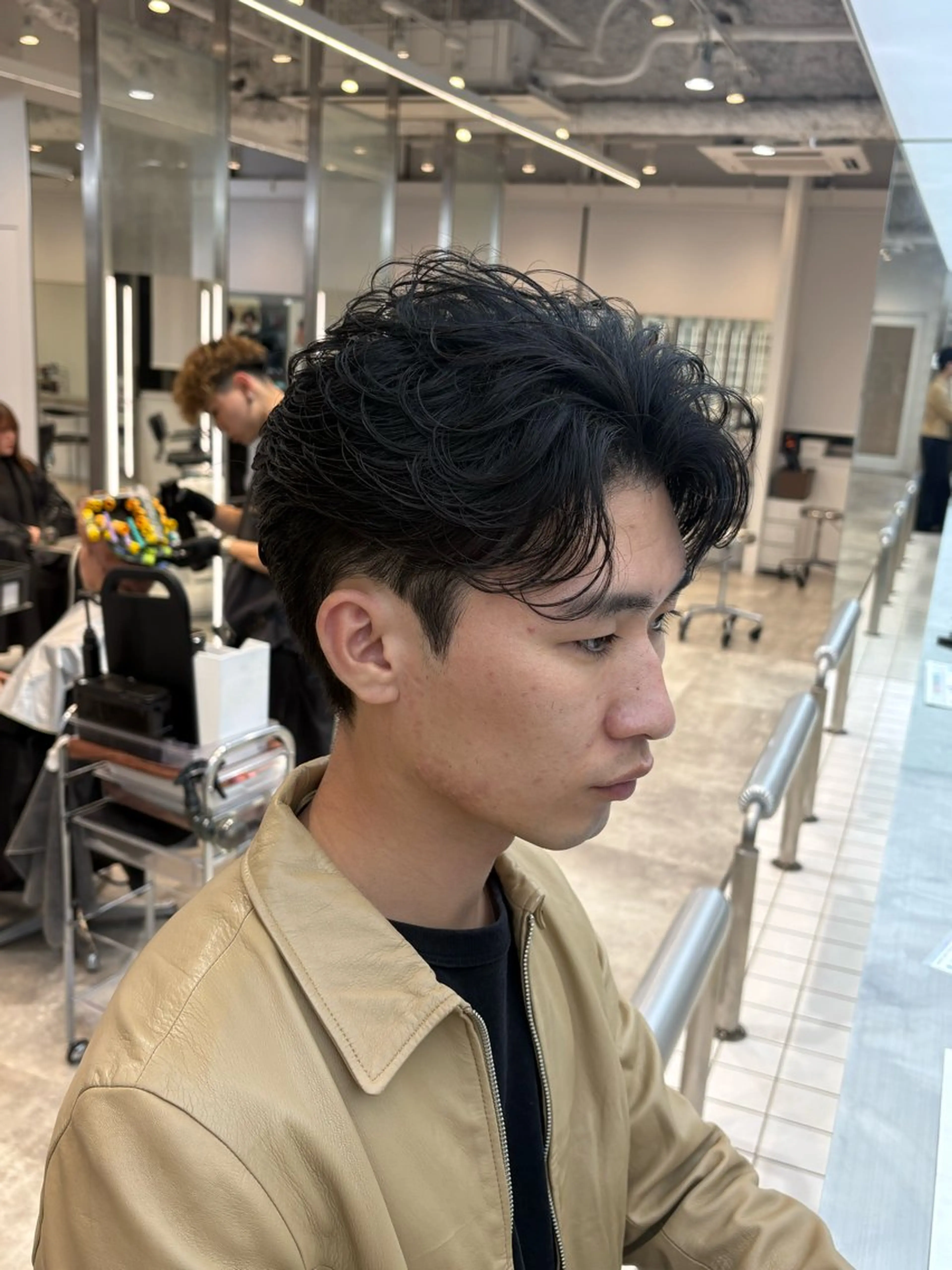 パーマ メンズ カット パーマ fifth 武正 琉生のヘアスタイル