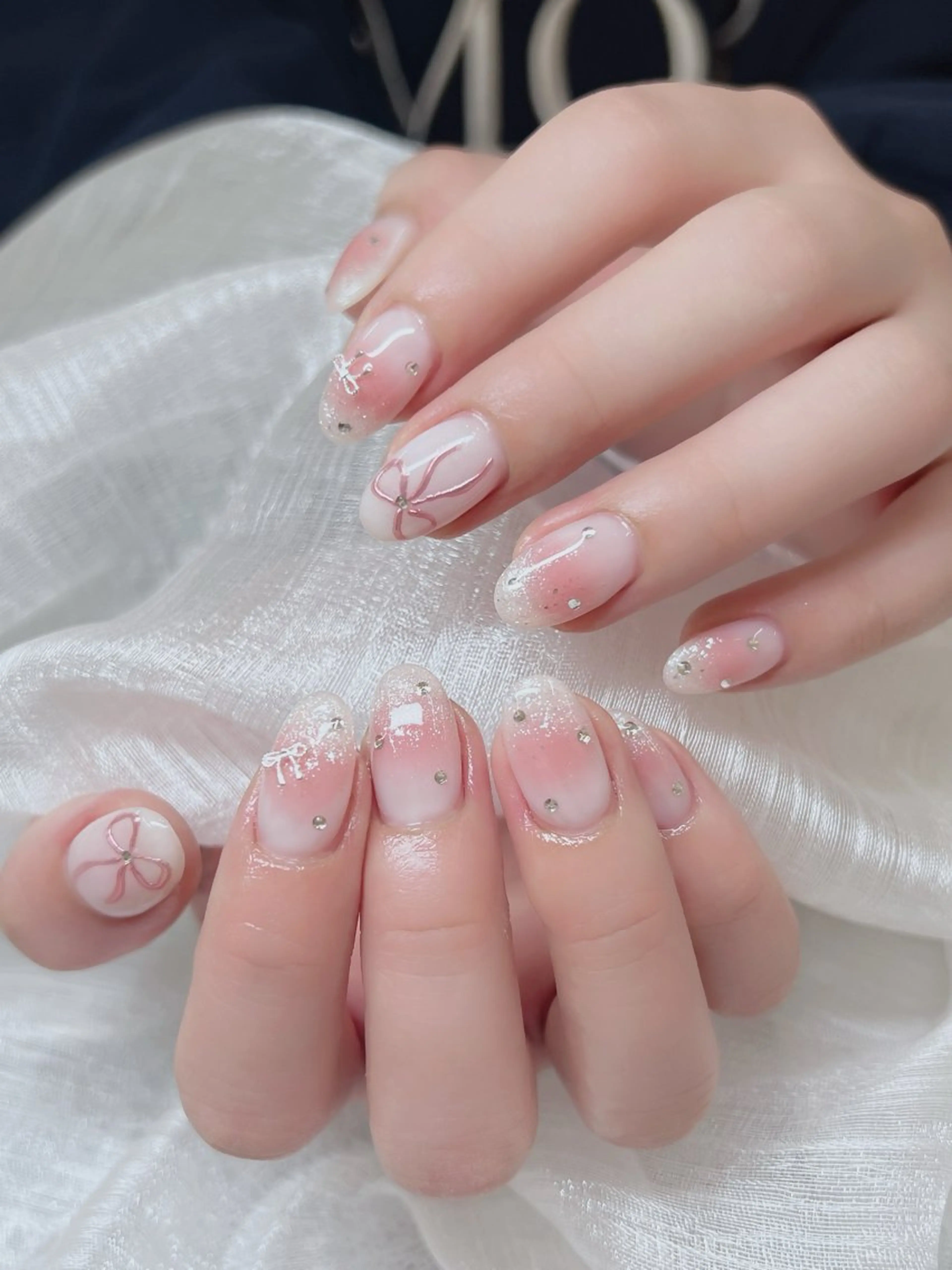 ネイル 🎀PG🩵 ネイルサロンのネイルデザイン