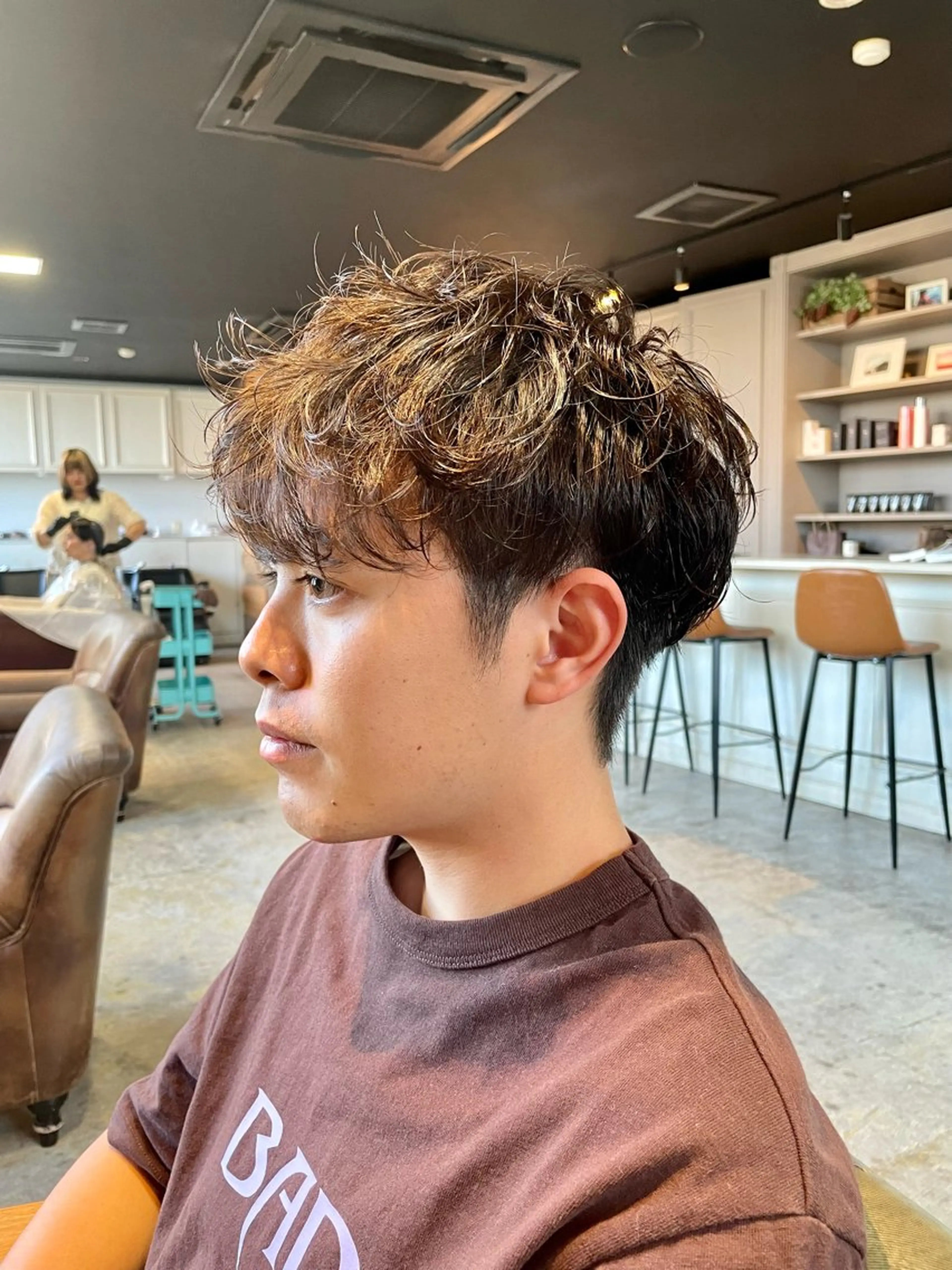 パーマ メンズ カット 新規再来率No.1 金山/メンズパーマのヘアスタイル