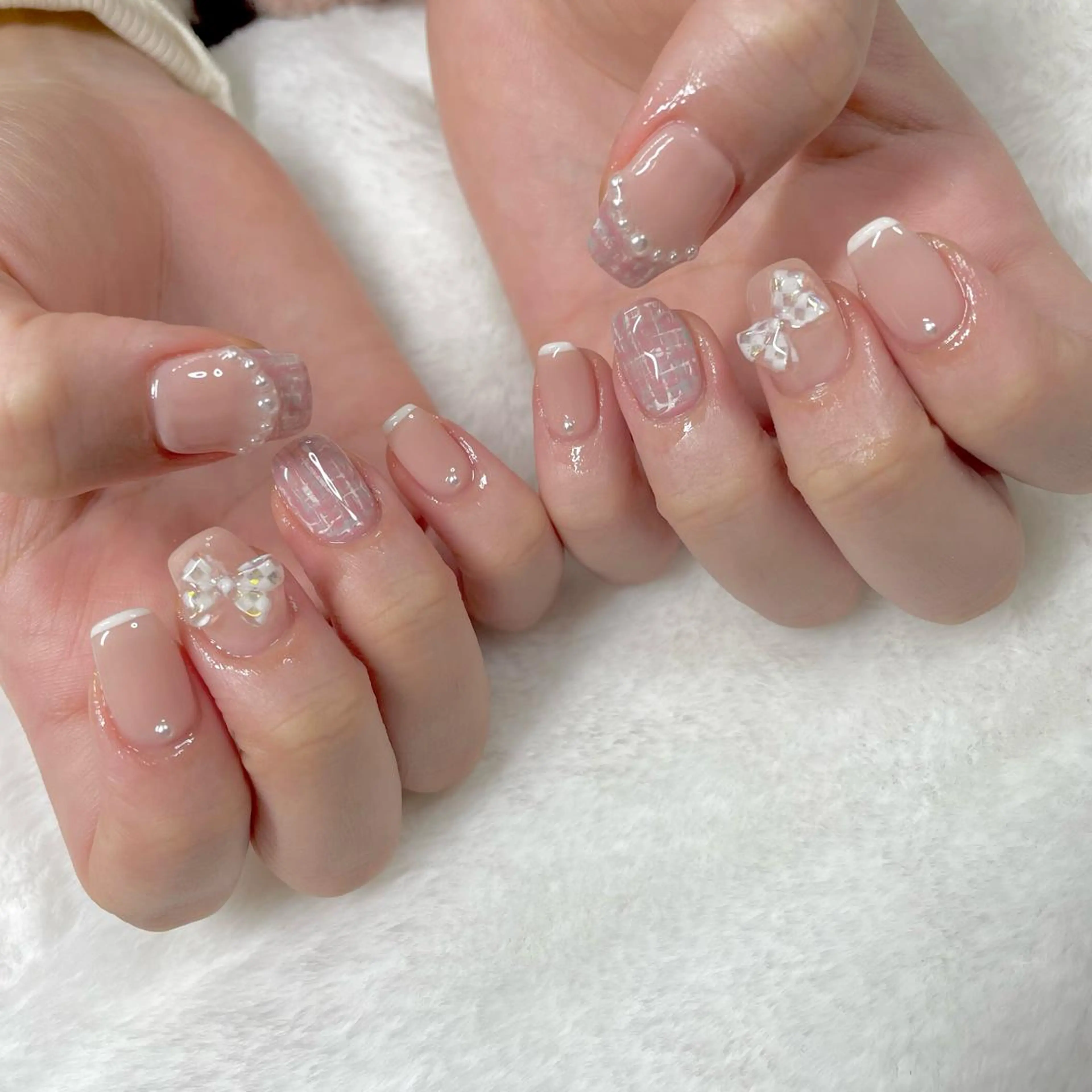 ネイル ジェルネイル リボン J terrace Nailのネイルデザイン