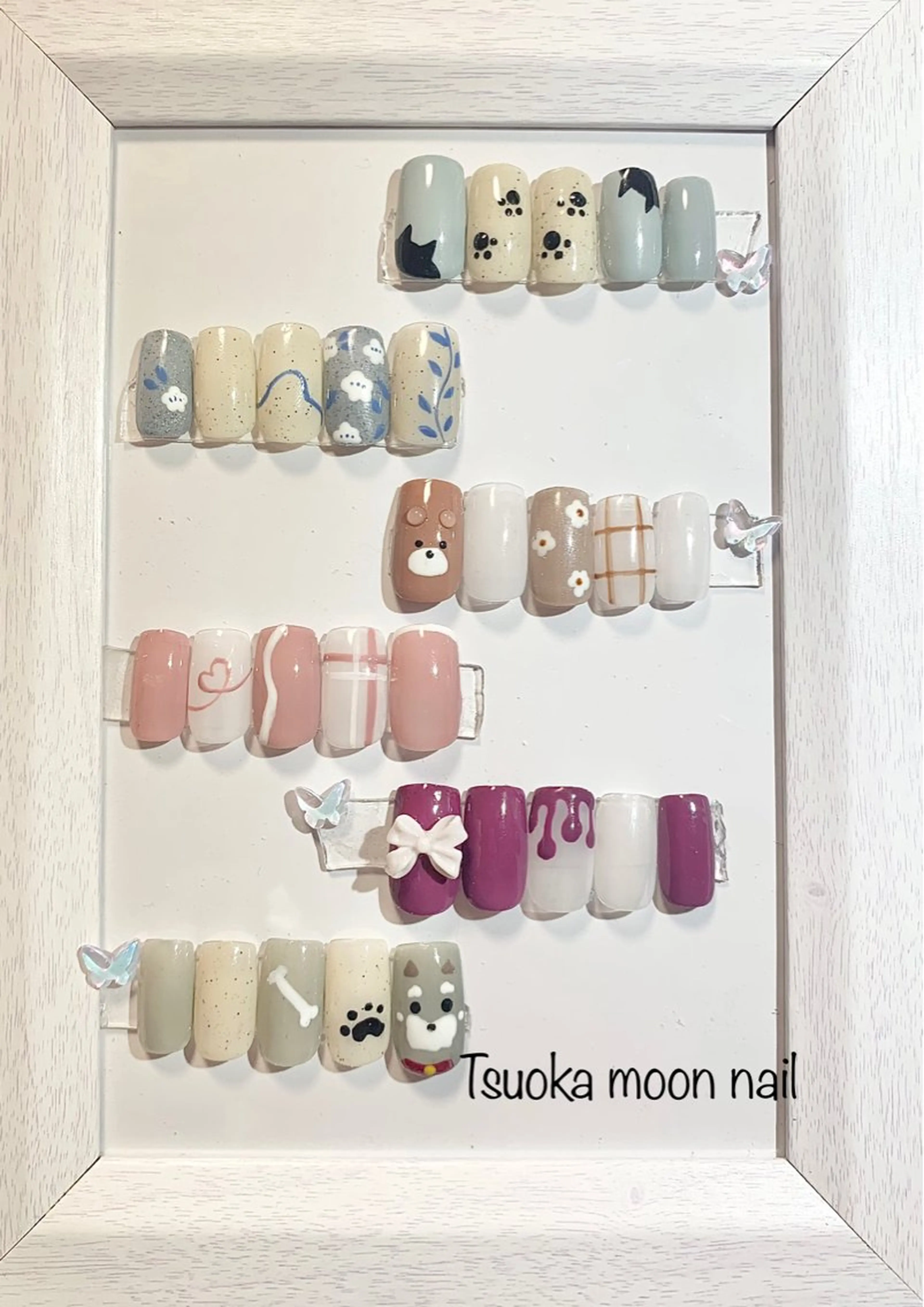 ネイル 🌙都岡 ムーンネイルのネイルデザイン