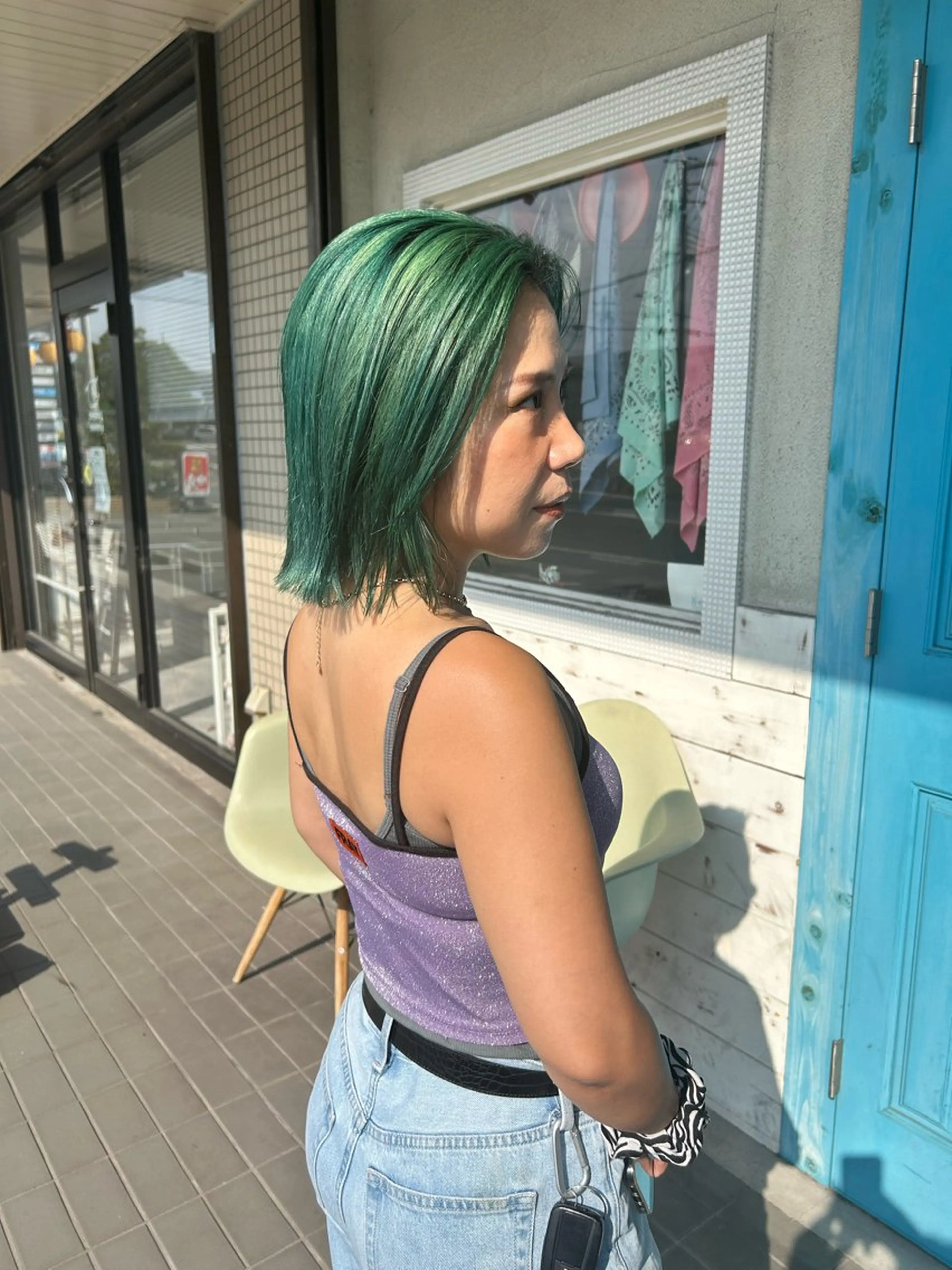 カラー ブリーチ 原田 慎吾のヘアスタイル