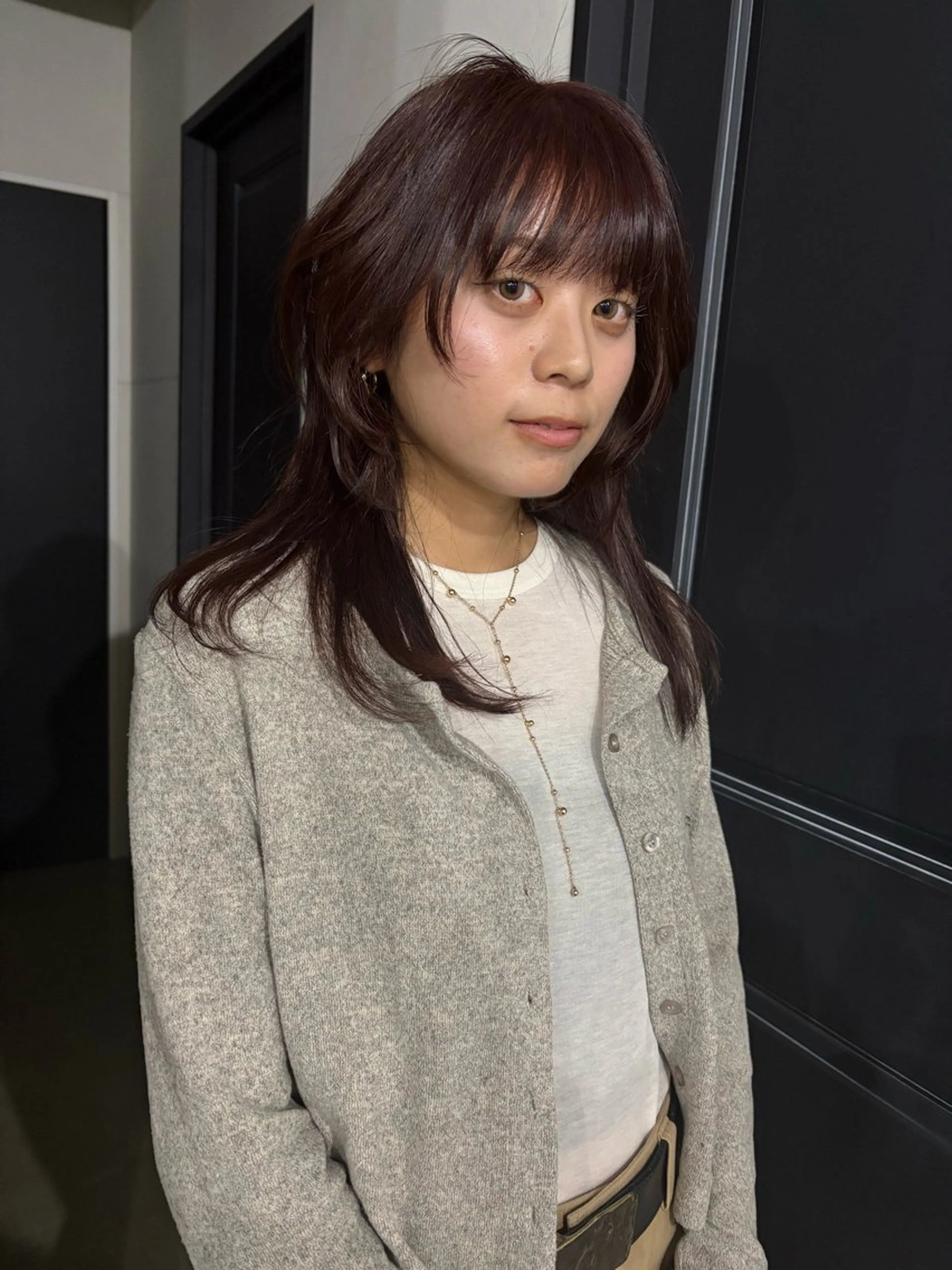 セミロング 似合わせカット 岩間 萌々果/eimのヘアスタイル