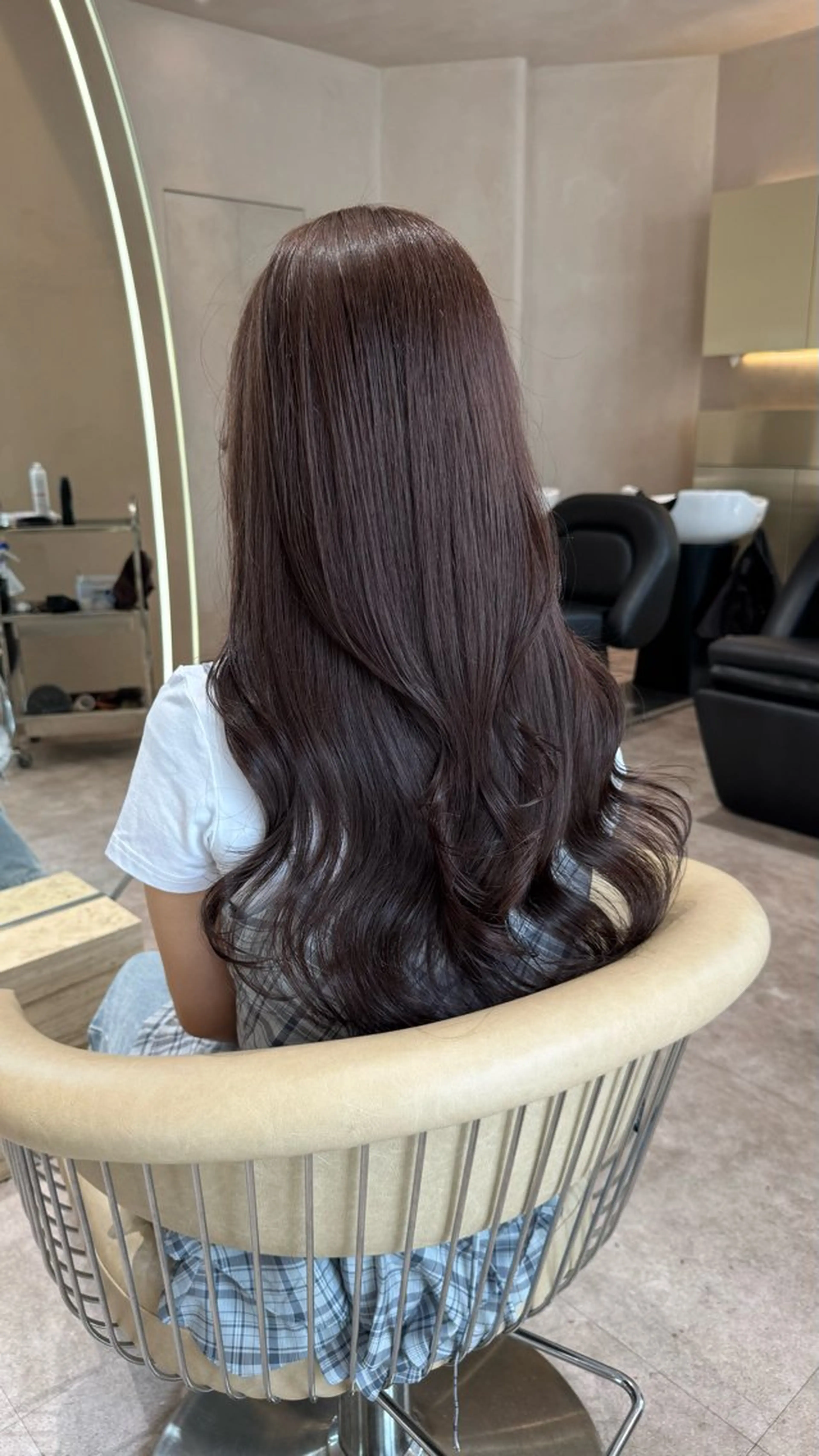 セミロング カット ヘアカラー トリートメント 韓国ヘア/館林美容室 /髪質改善/涼のヘアスタイル