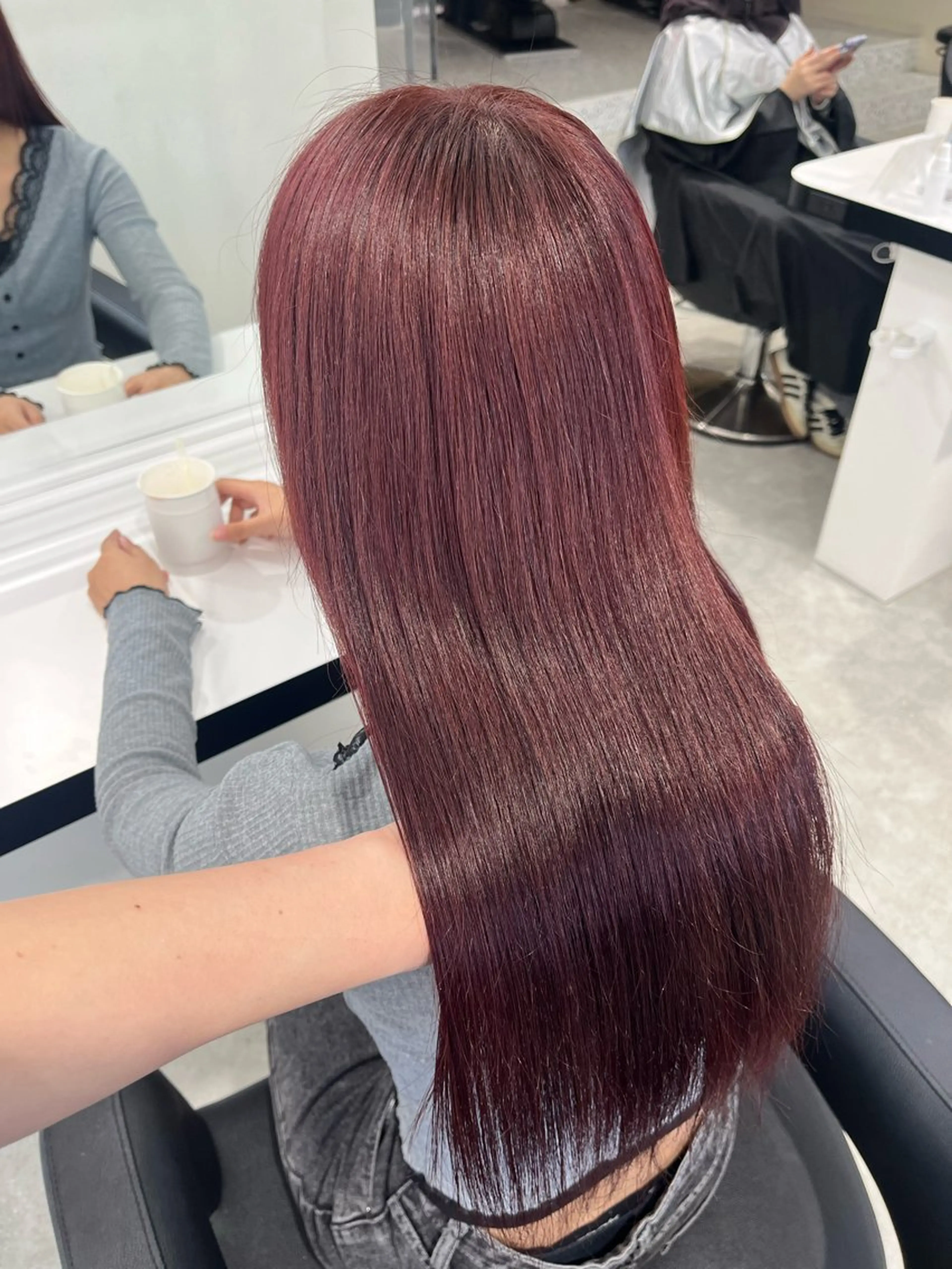 カラー ヘアカラー Wカラー/暖色/べ ージュりく©︎🐝のヘアスタイル