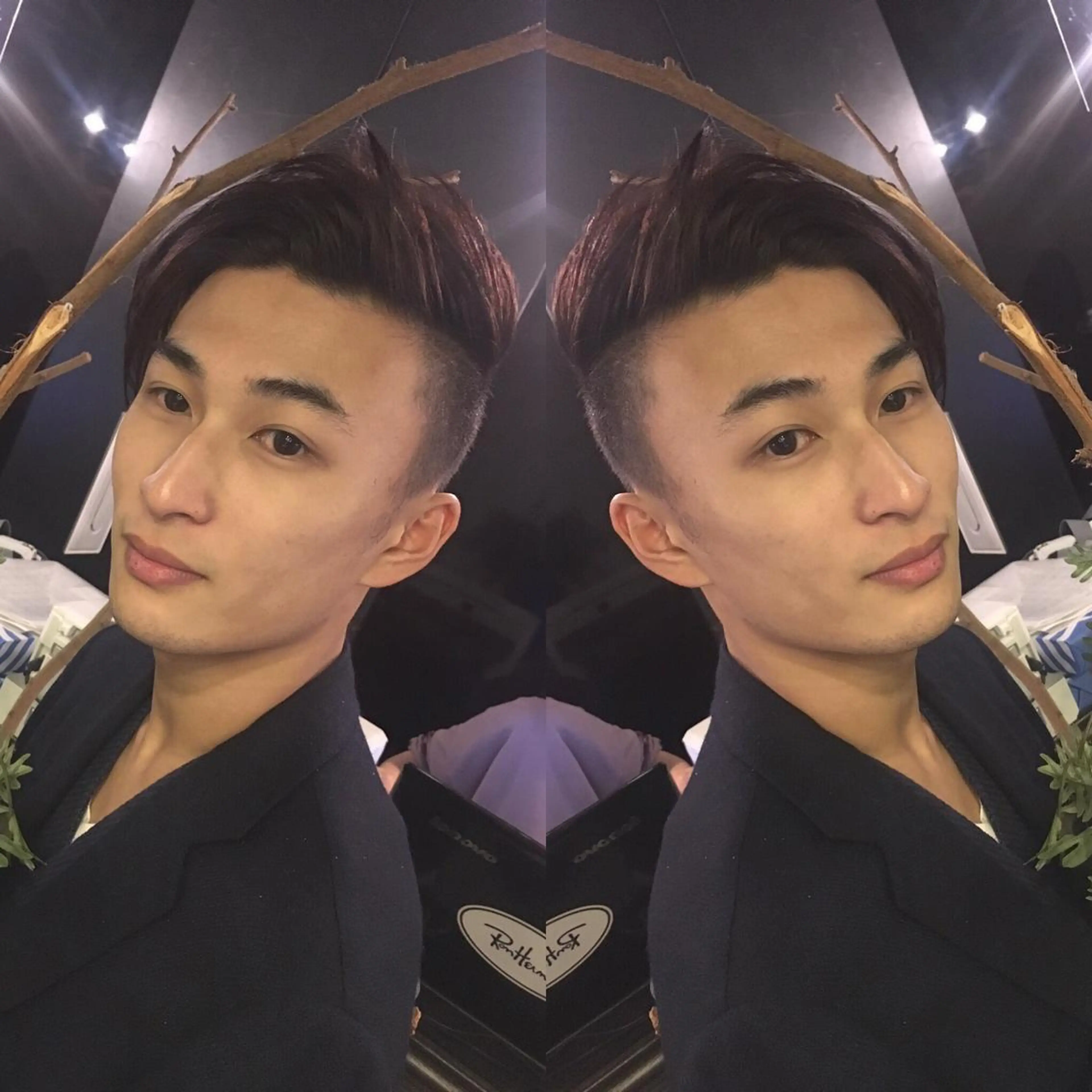 ショート カラー メンズ カット ヘアカラー トリートメント 吉本 yoshimotoのヘアスタイル