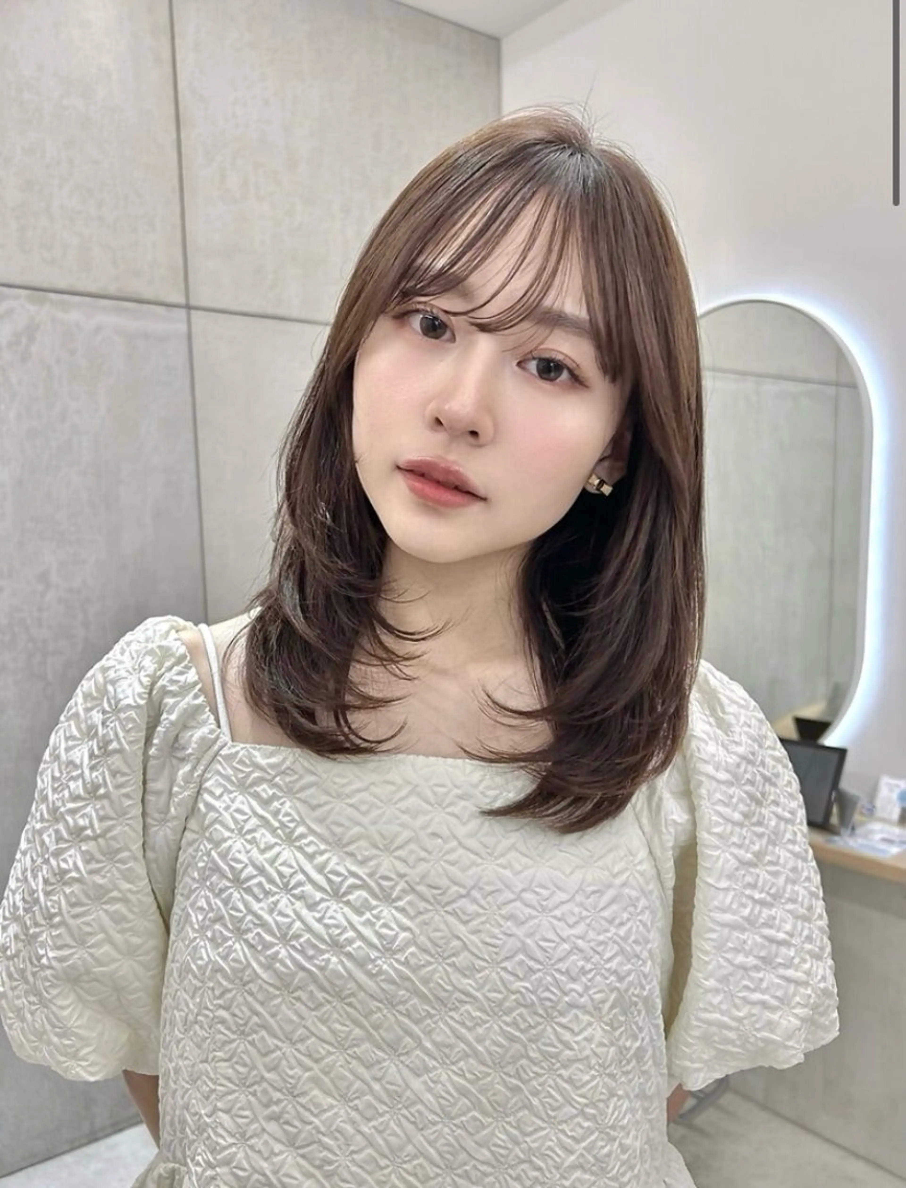 ロング レイヤーカット 縮毛矯正 sand横浜所属・ショート口コミ No.１カット/徹平のヘアスタイル