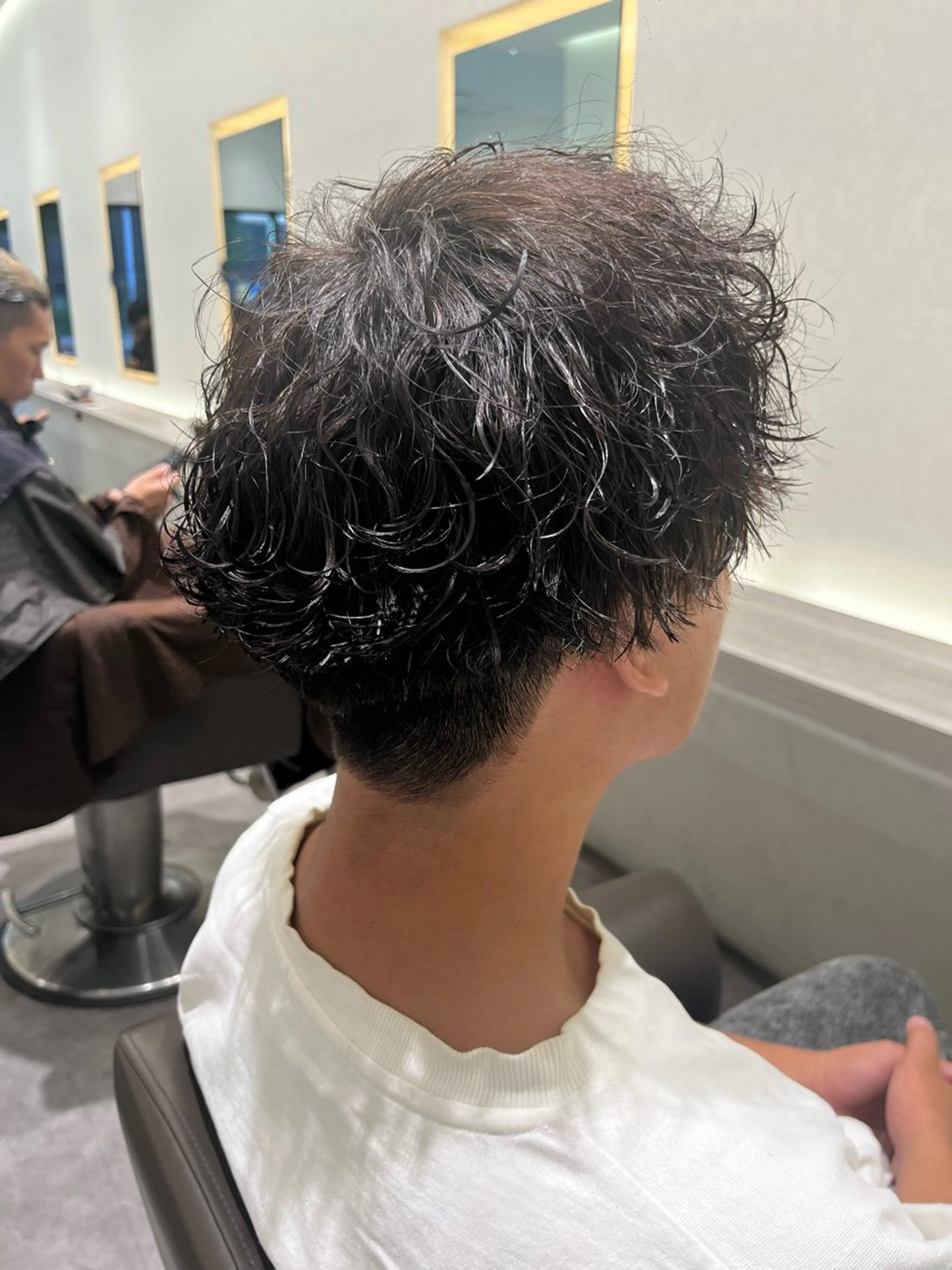 パーマ メンズ メンズパーマ 波巻きパーマ カット パーマ 吉見 涼のヘアスタイル