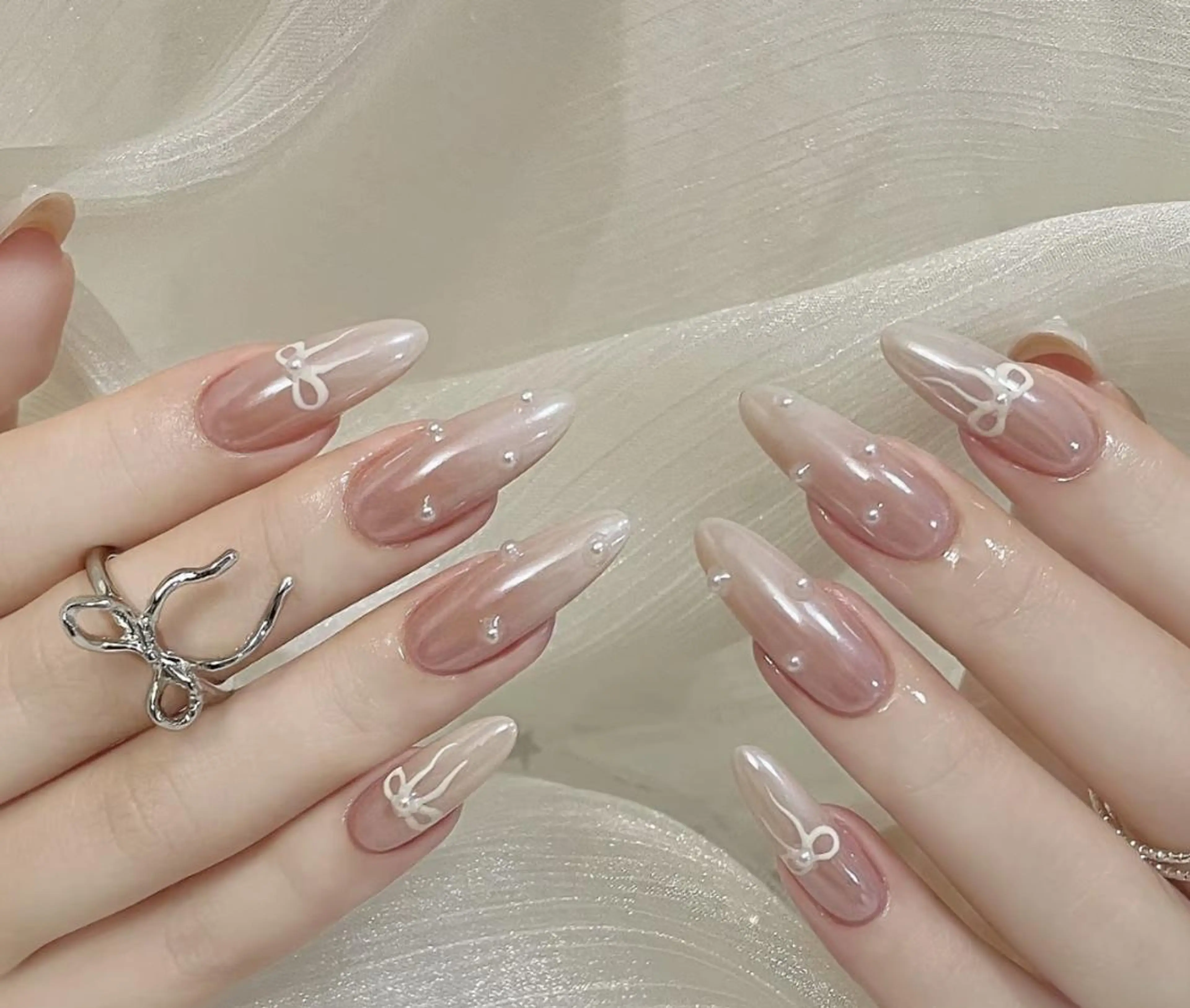 ネイル ハンドネイル By moonネイル 🌷ワンホン/韓国風のネイルデザイン