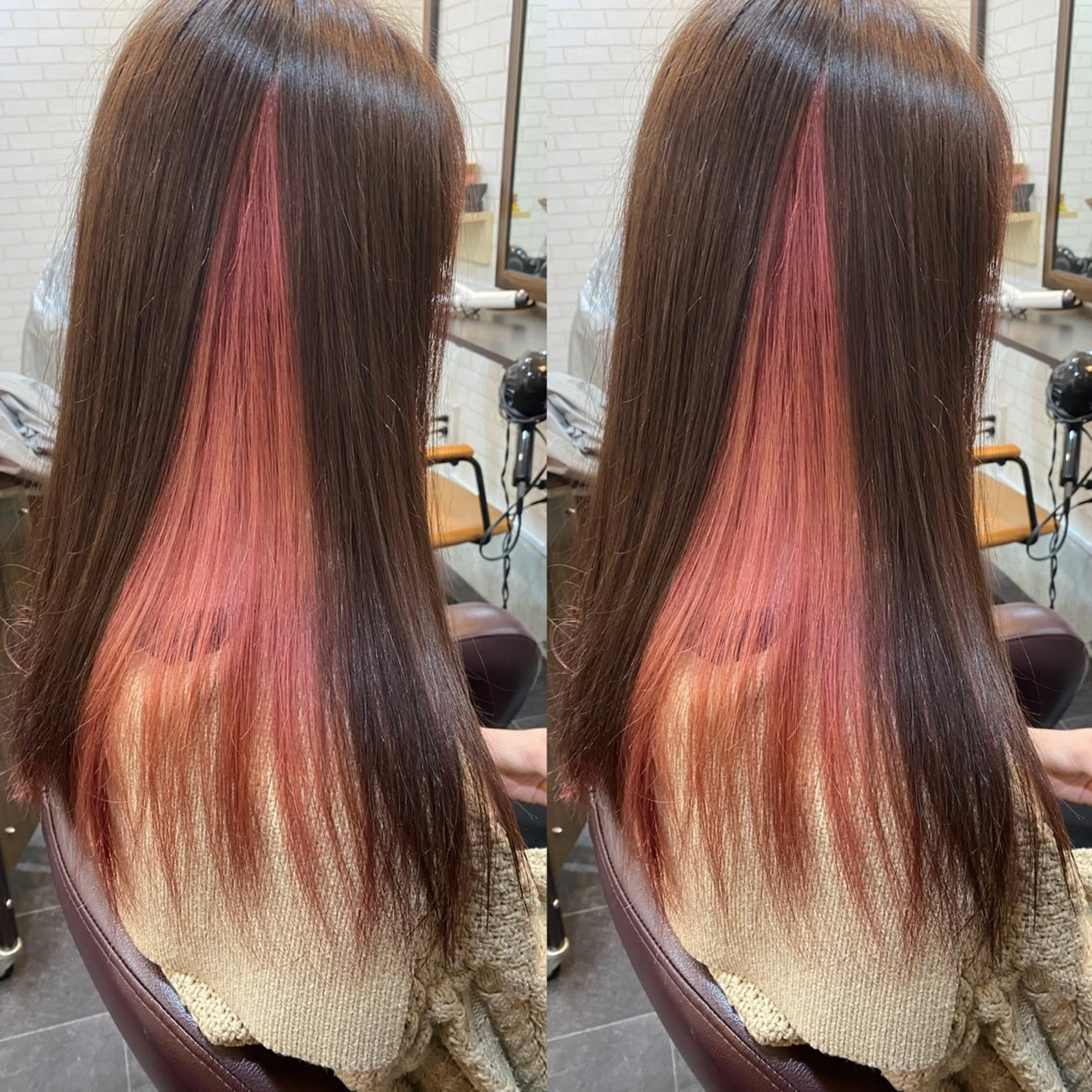 セミロング カット ヘアカラー トリートメント 口コミ140件超え 💬☘️笹岡航太のヘアスタイル