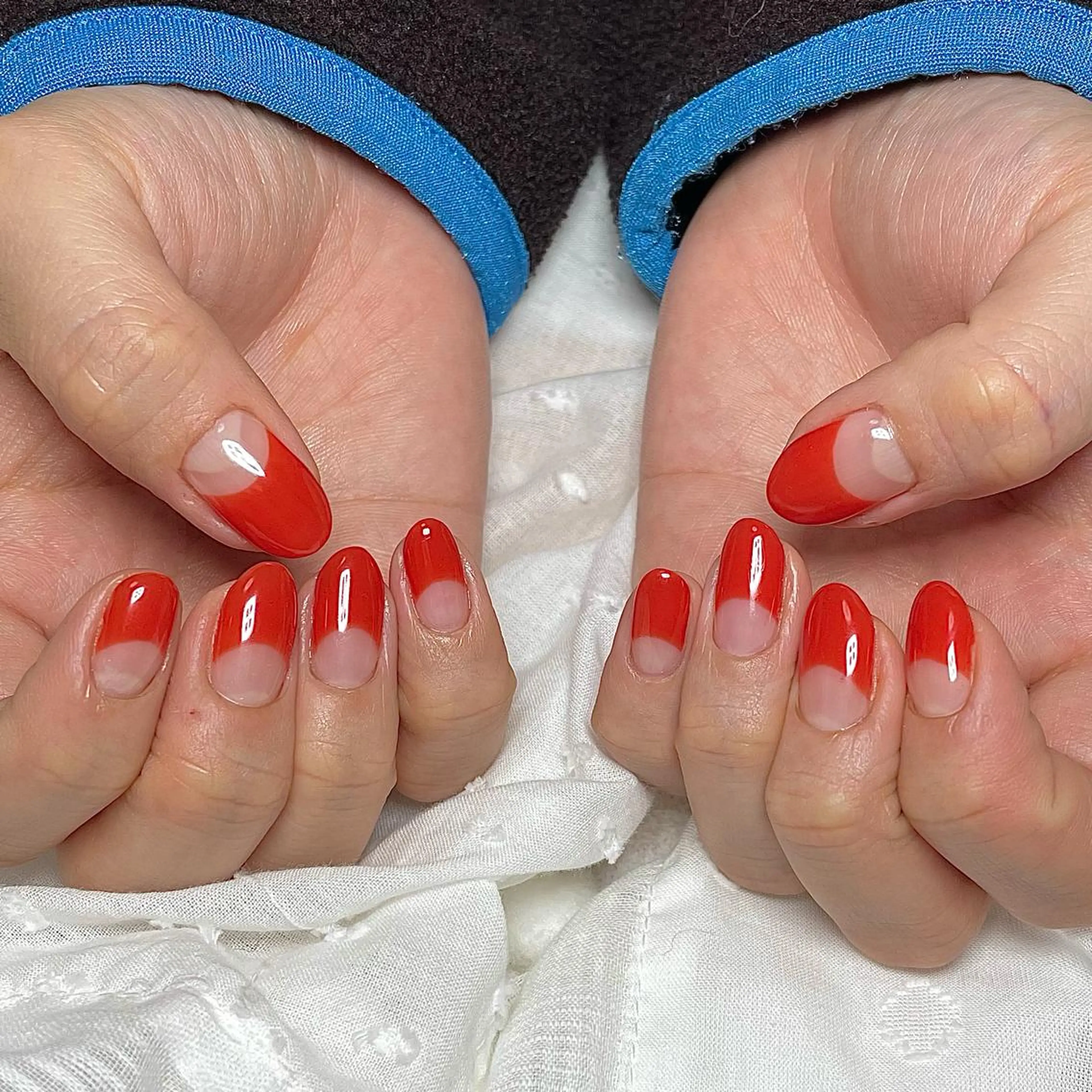 ネイル フレンチネイル ハンドネイル Nailsalon BLOOM🌷 山崎のネイルデザイン