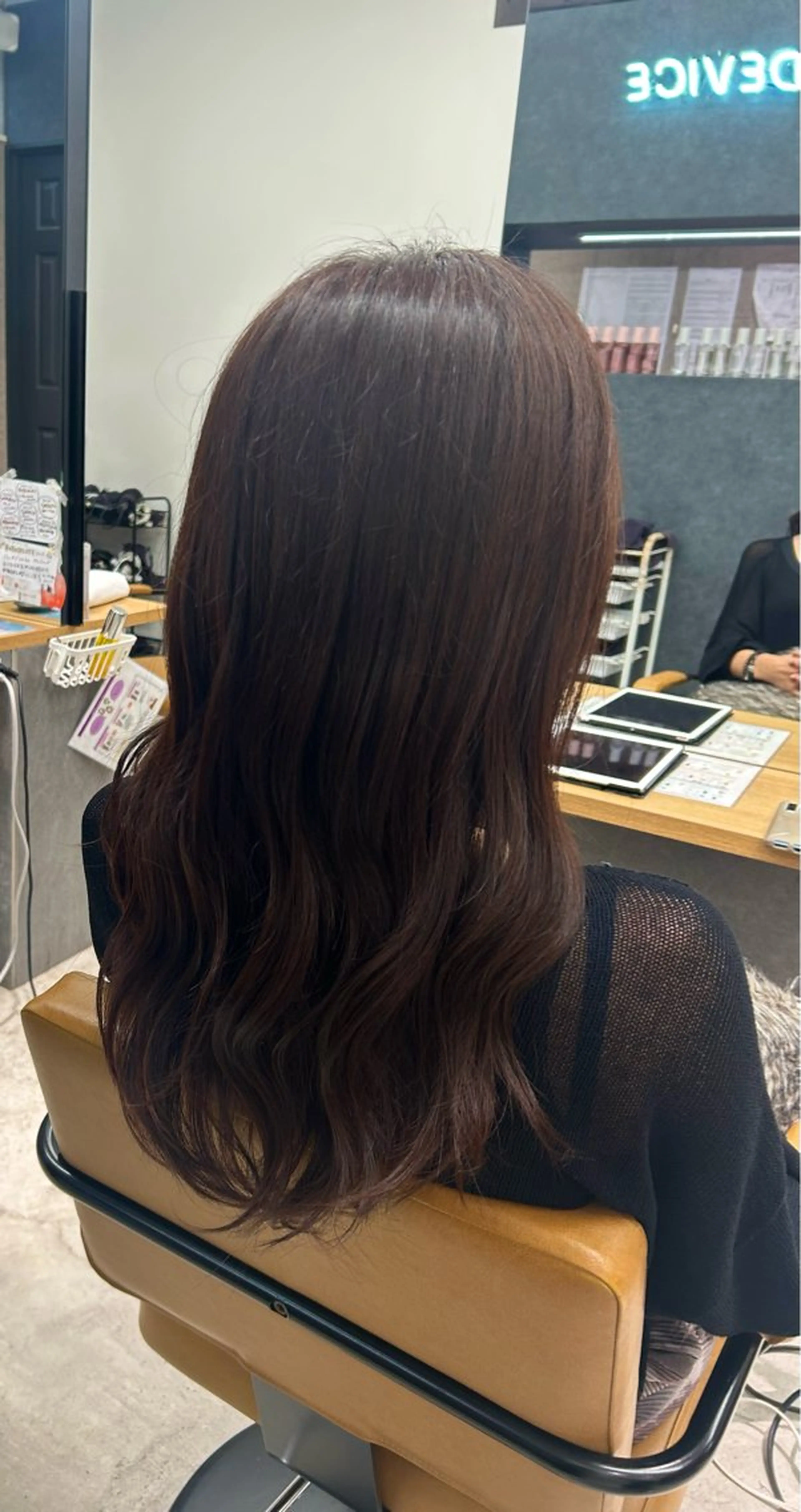 カラー 上之門 未結のヘアスタイル