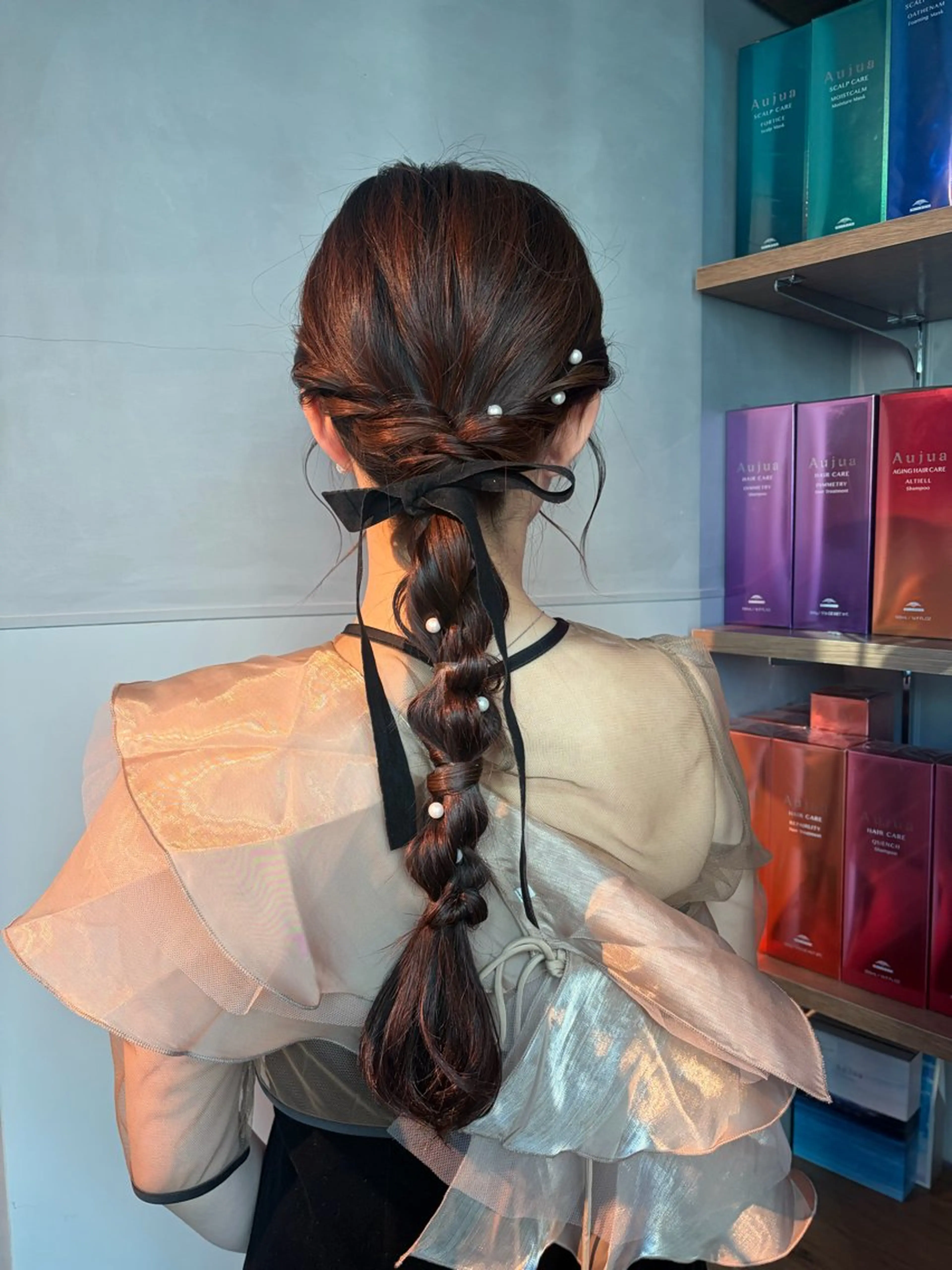 ヘアアレンジ ブリーチ✨/似合わせ カラー🎀/Yuzuのヘアスタイル