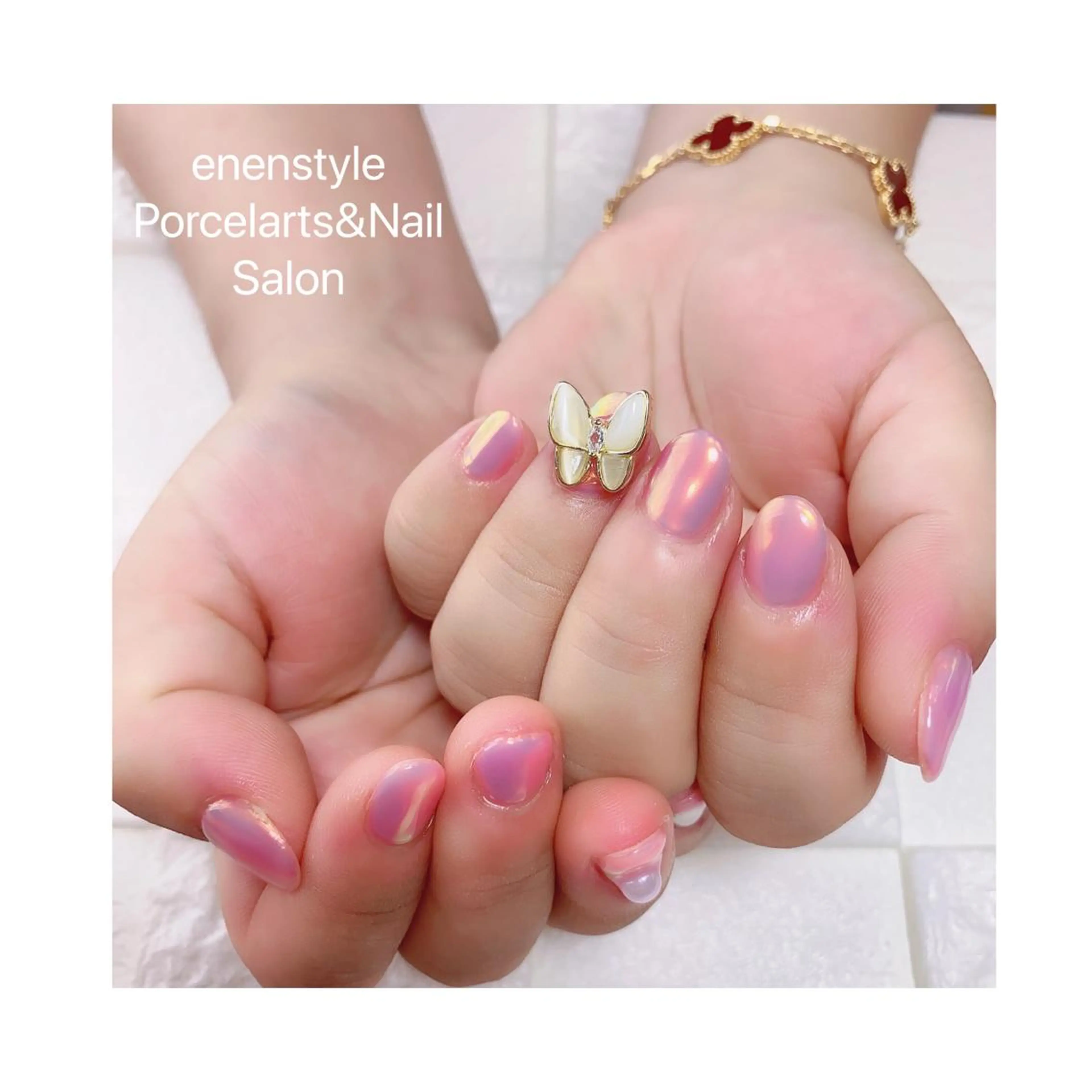 ショート ネイル ハンドネイル 👑enen style👑のネイルデザイン