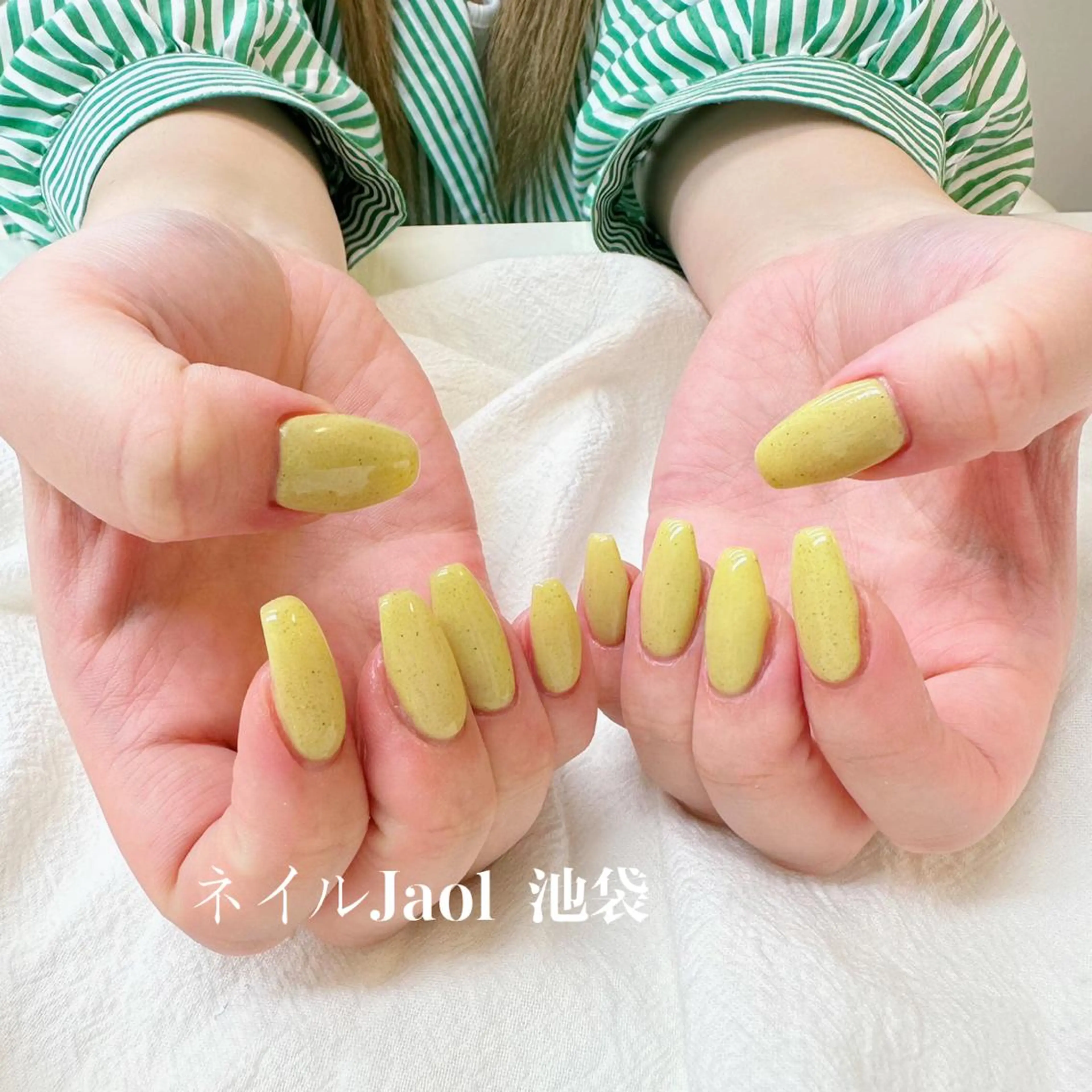 ロング ハンドネイル ネイルJaol 池袋のネイルデザイン