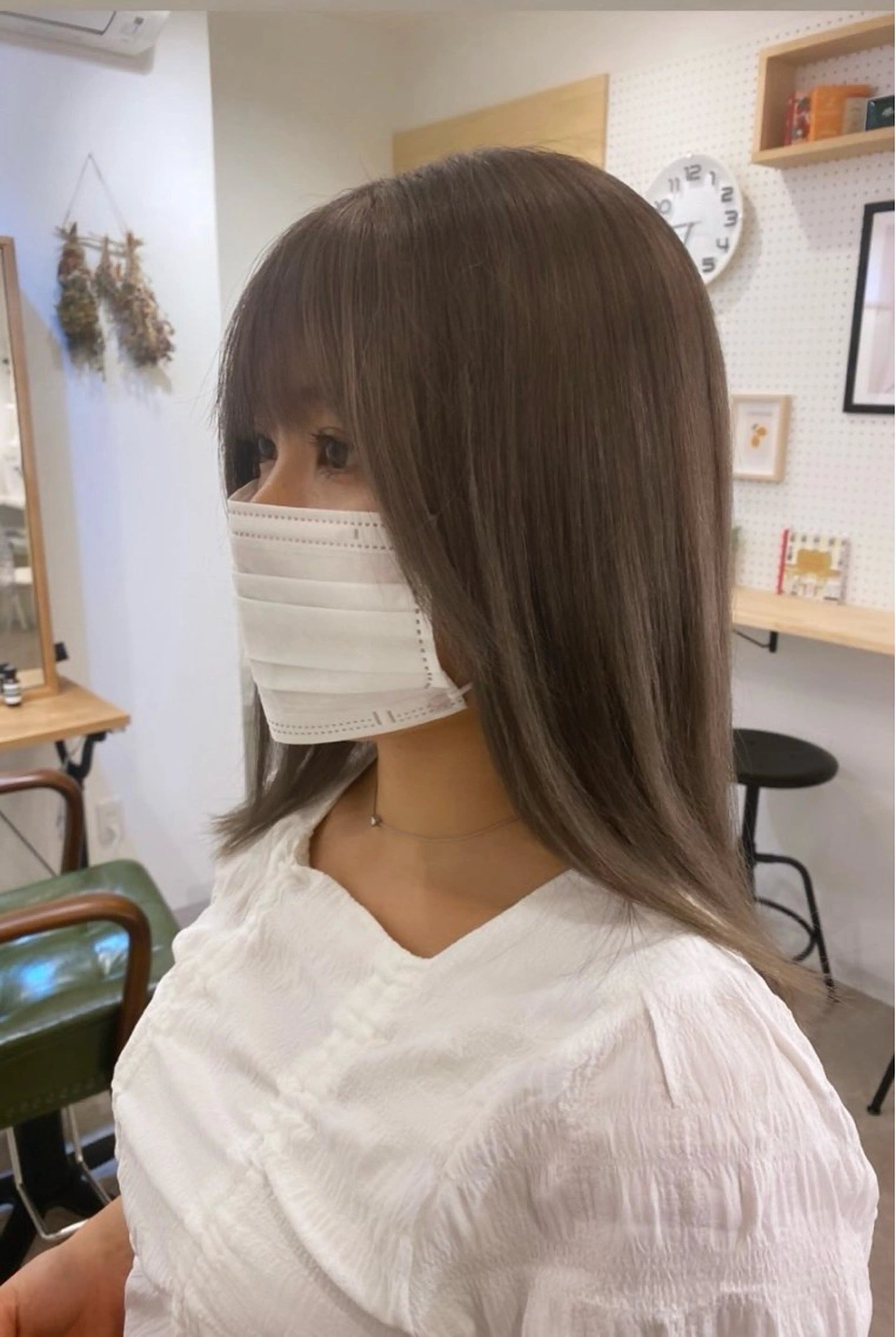 カラー 会社で浮かない ビジネスヘア/心斎橋のヘアスタイル