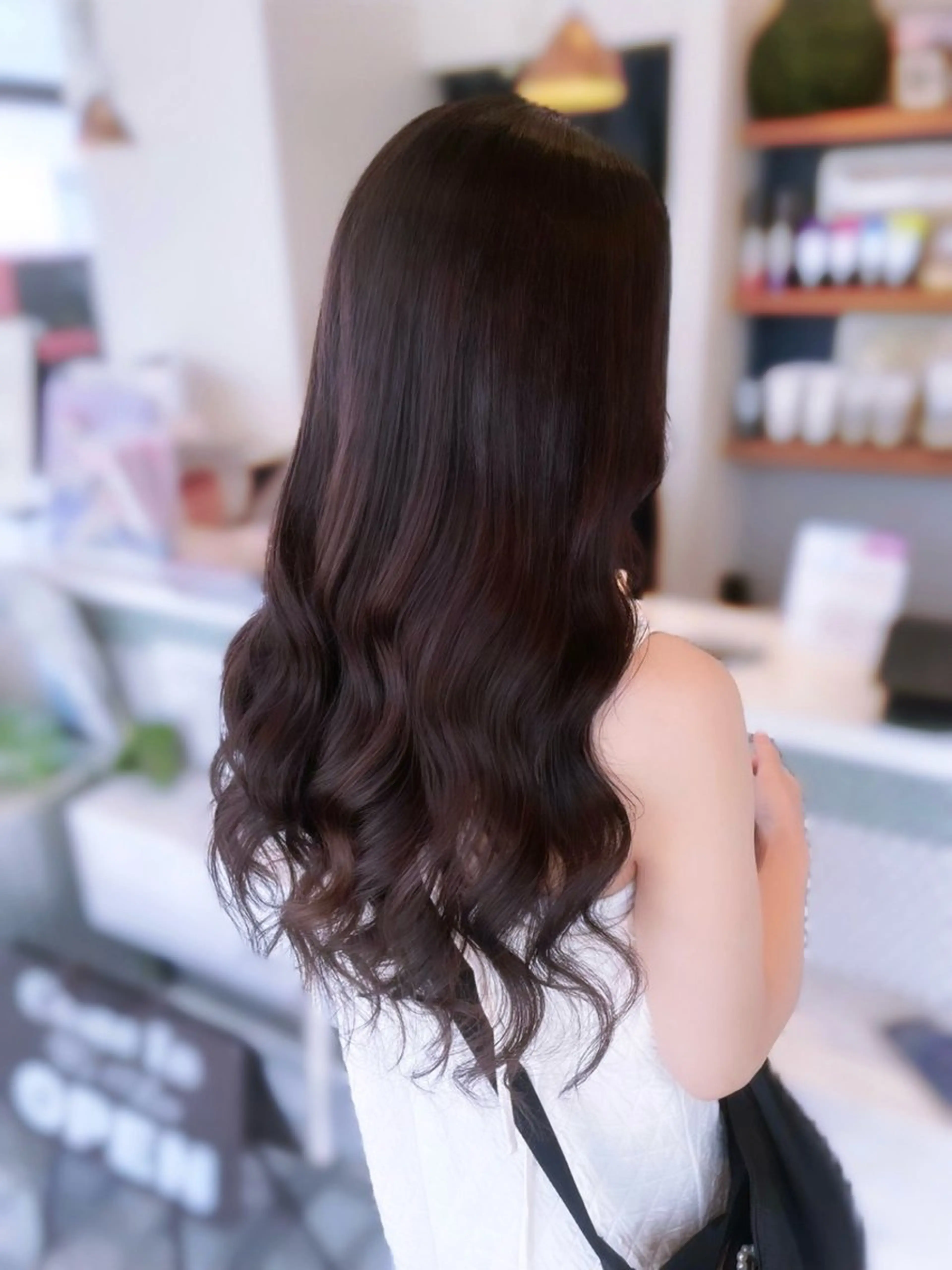 セミロング カラー 透明感カラー ヘアカラー 𝐄𝐀𝐑𝐓𝐇 / 𝐚𝐤𝐢🎀のヘアスタイル