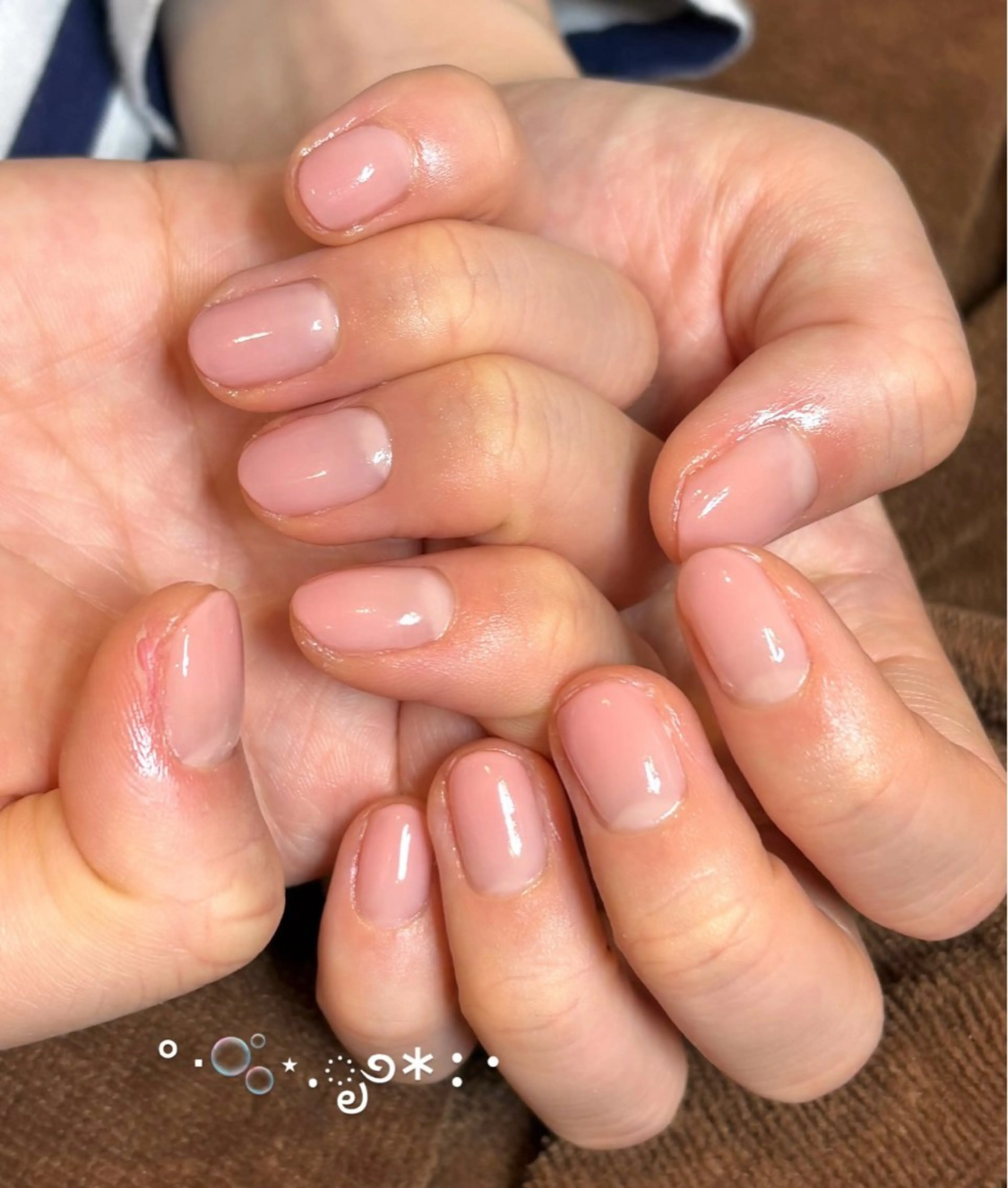 ネイル グラデーション シンプルネイル ハンドネイル みぎた かのこのネイルデザイン