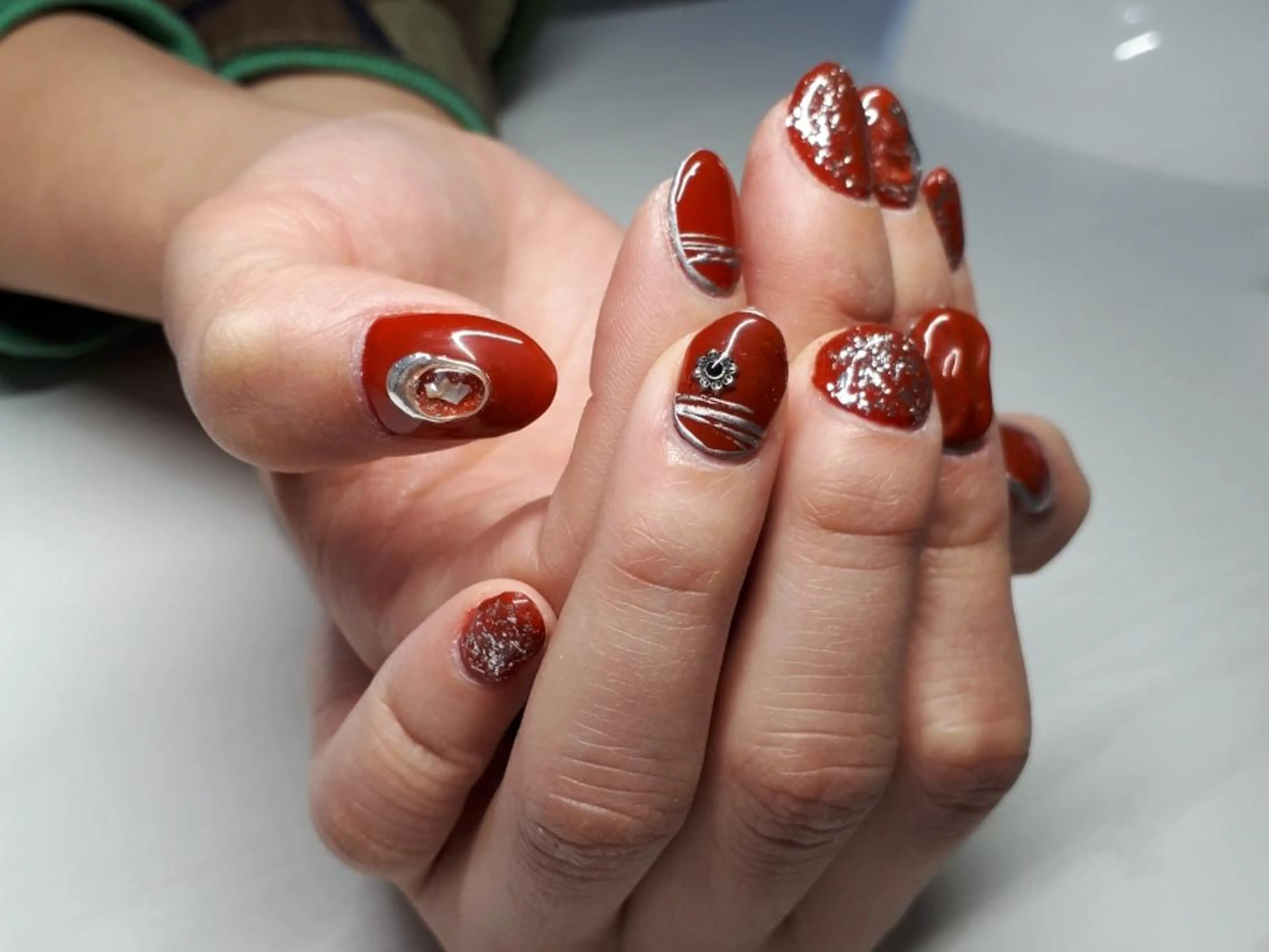 ネイル 卒業式 ひだか あいこのネイルデザイン