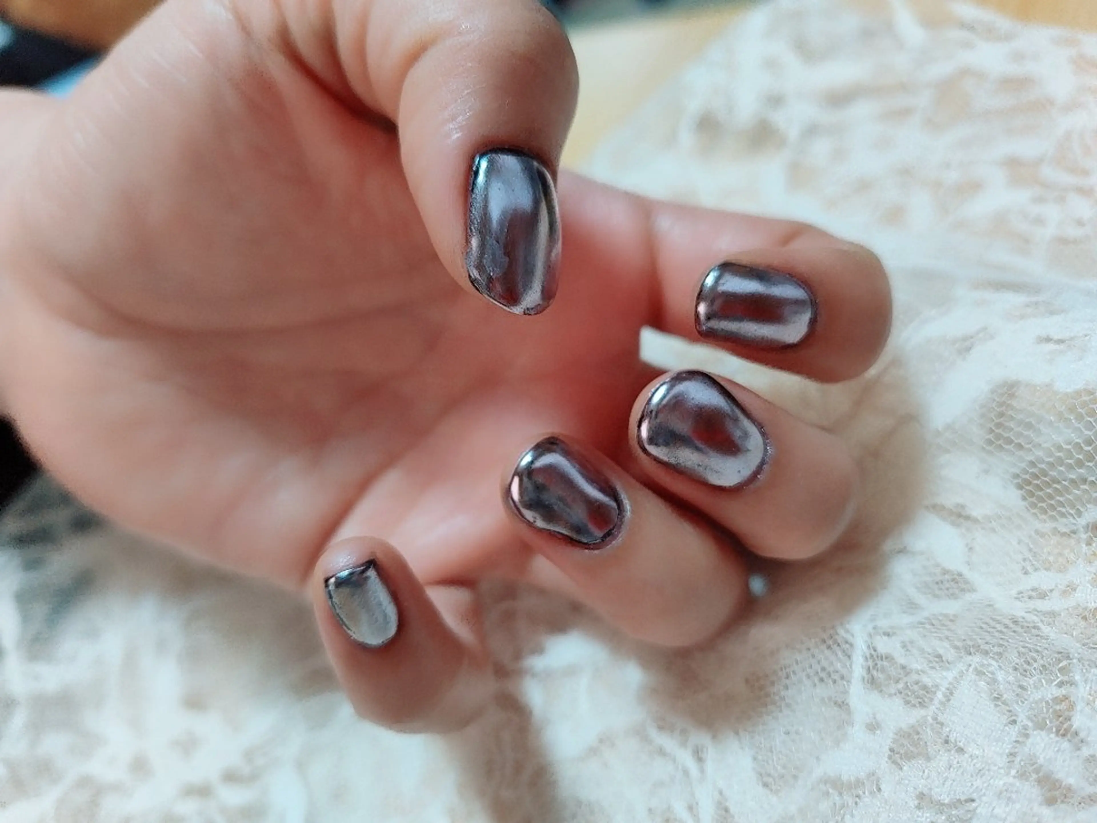 ネイル ゴージャス ミラーネイル ハンドネイル Arinna Anahataのネイルデザイン