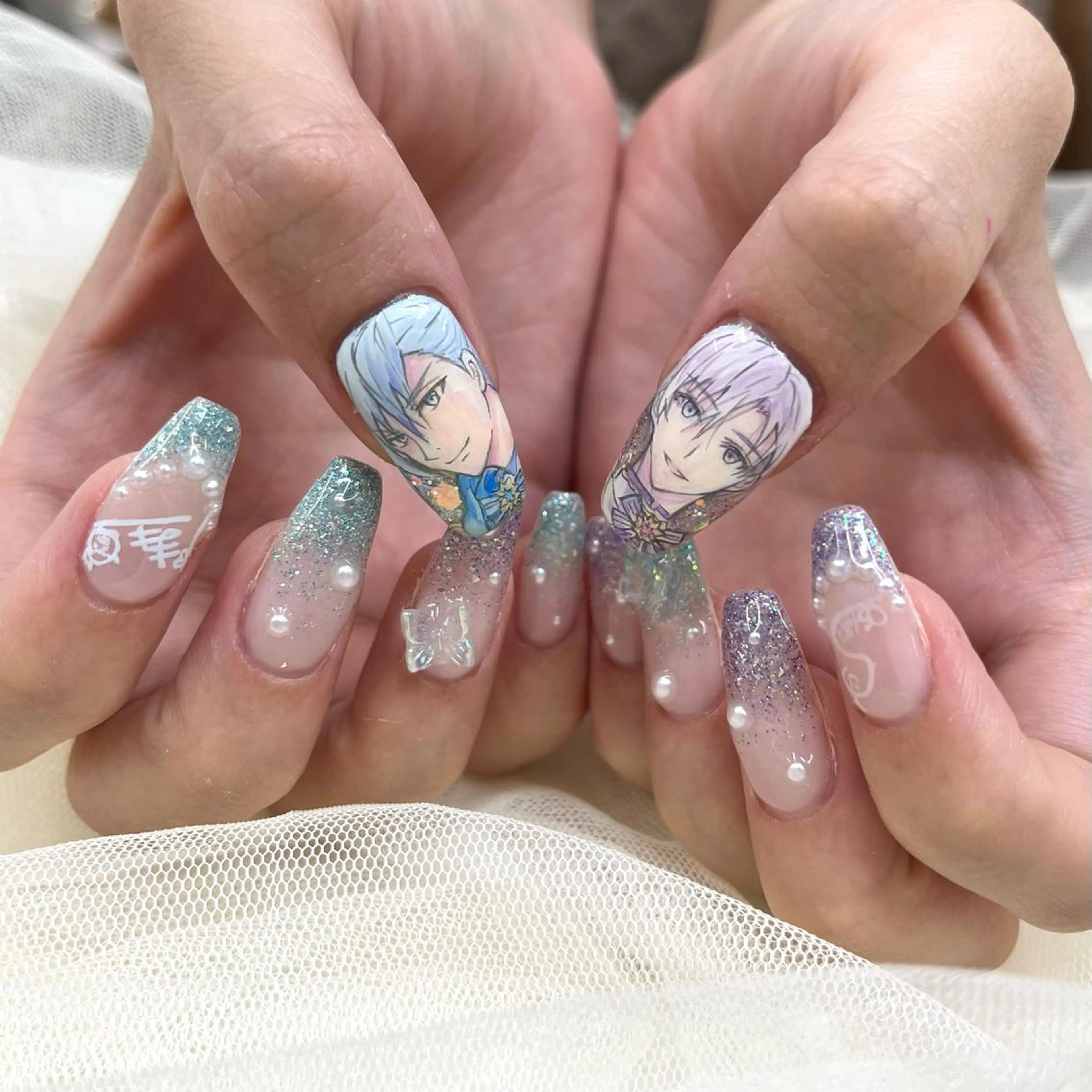 ロング ハンドネイル 池袋痛ネイル Nok. 渡辺のネイルデザイン