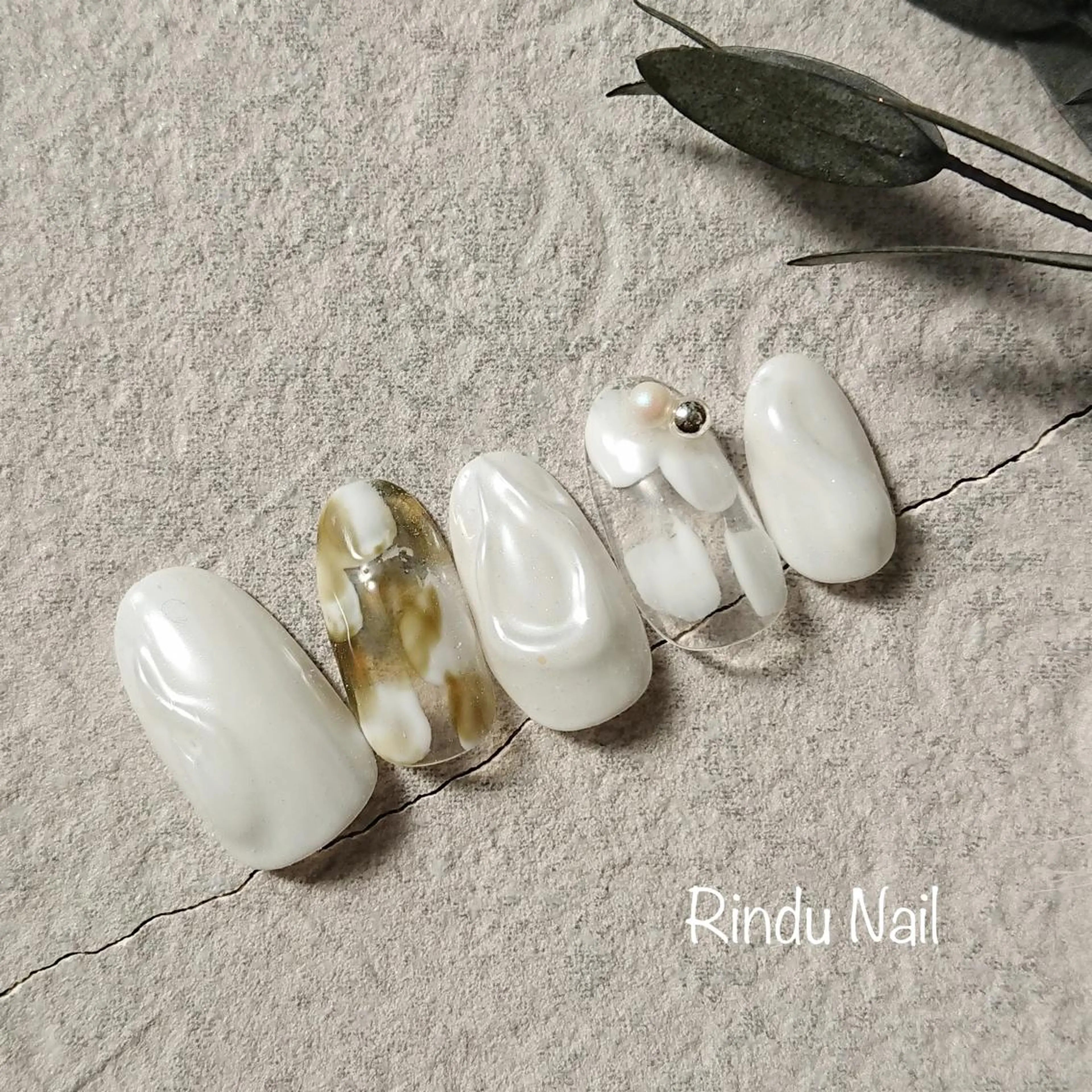 ネイル ニュアンスネイル Rindu Nail 名駅miniのネイルデザイン