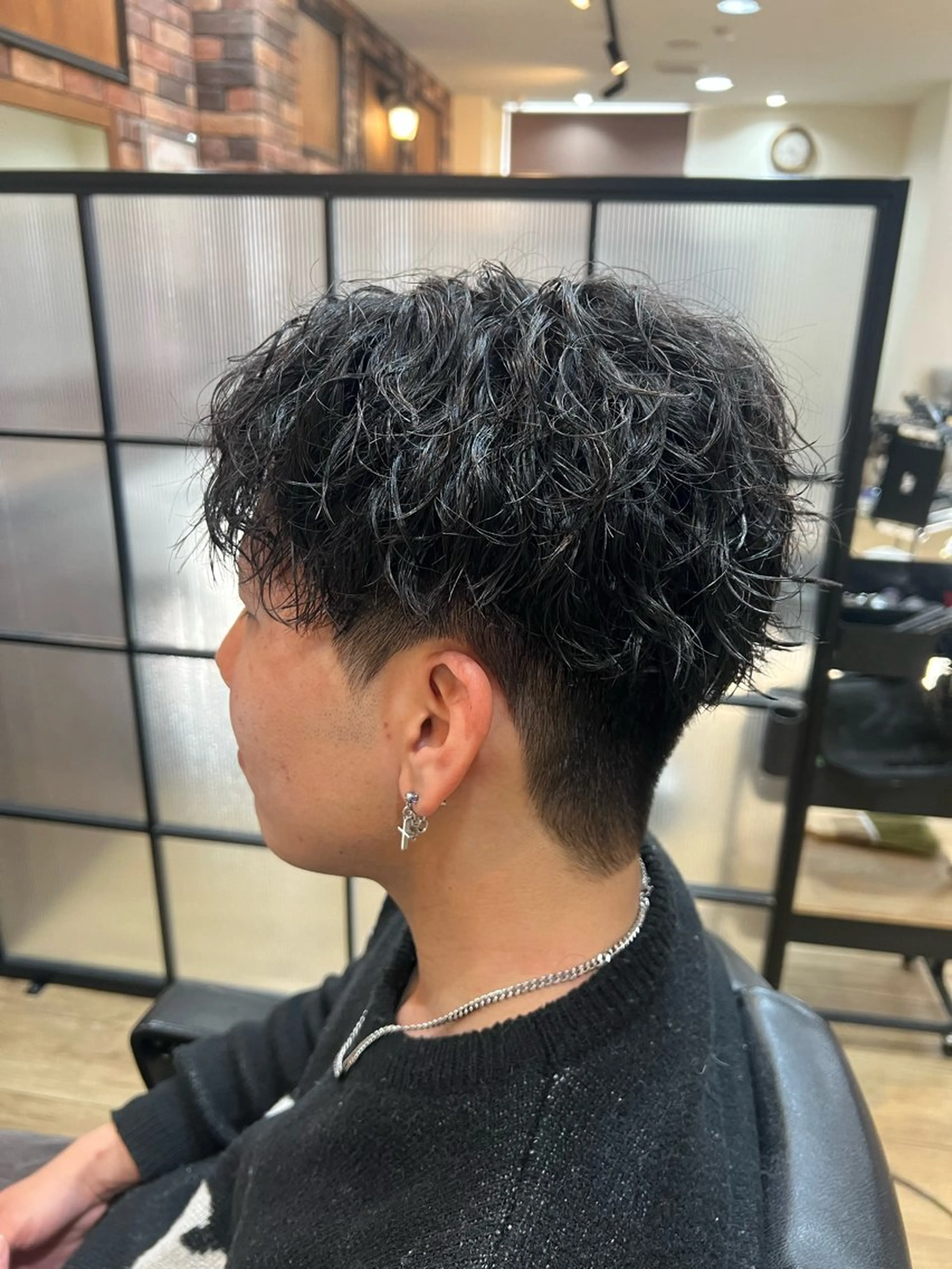 パーマ メンズ パーマ／メンズ ／ピンパーマ/横山のヘアスタイル