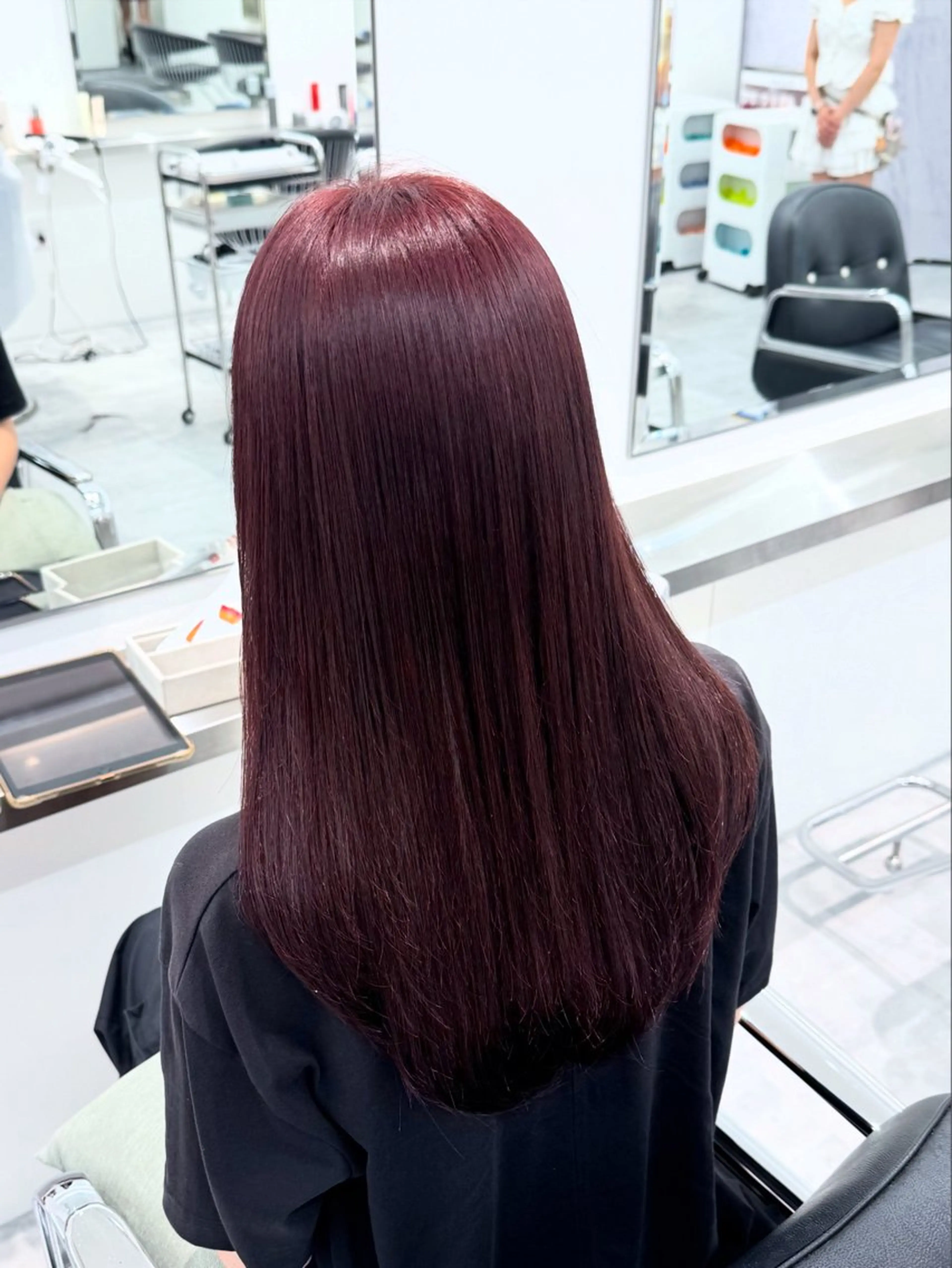 ロング カラー カット ヘアカラー Parve  Mix 🫧梶川虹のヘアスタイル