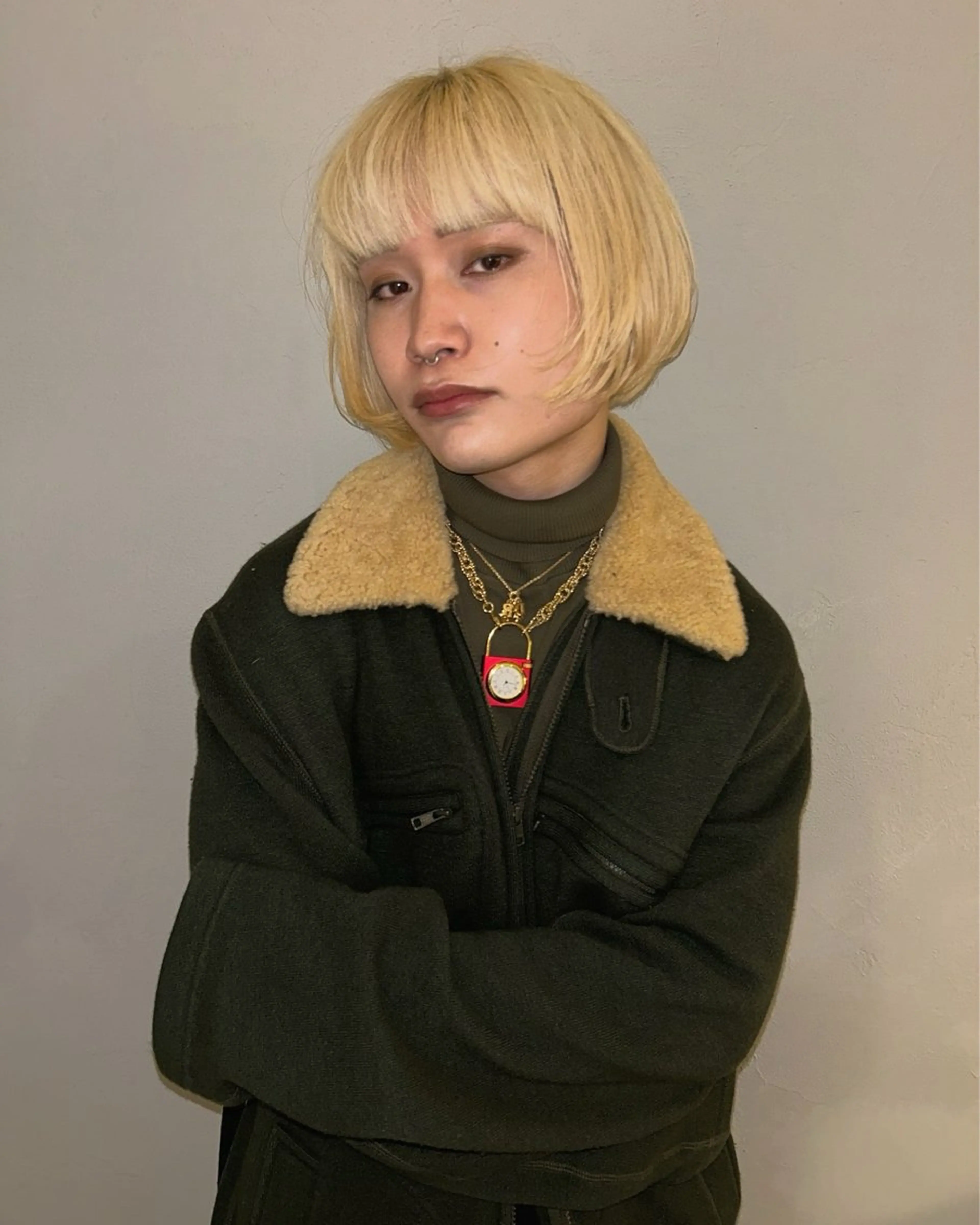 ショート カラー ヘアカラー トリートメント ケアパーマ/ケアブリ ーチdaisukeのヘアスタイル