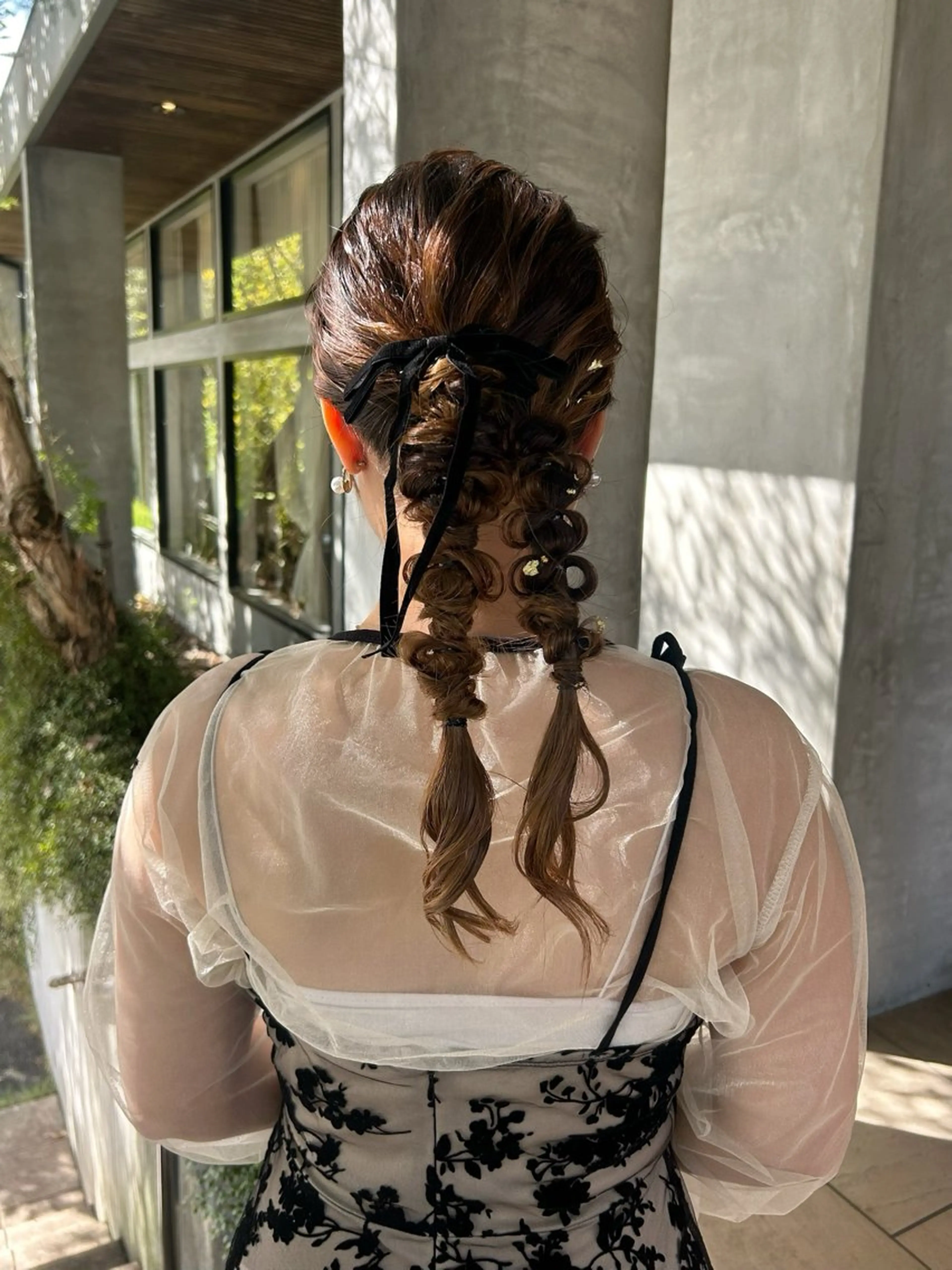 ロング ヘアアレンジ ヘアセット lapis / soraのヘアスタイル