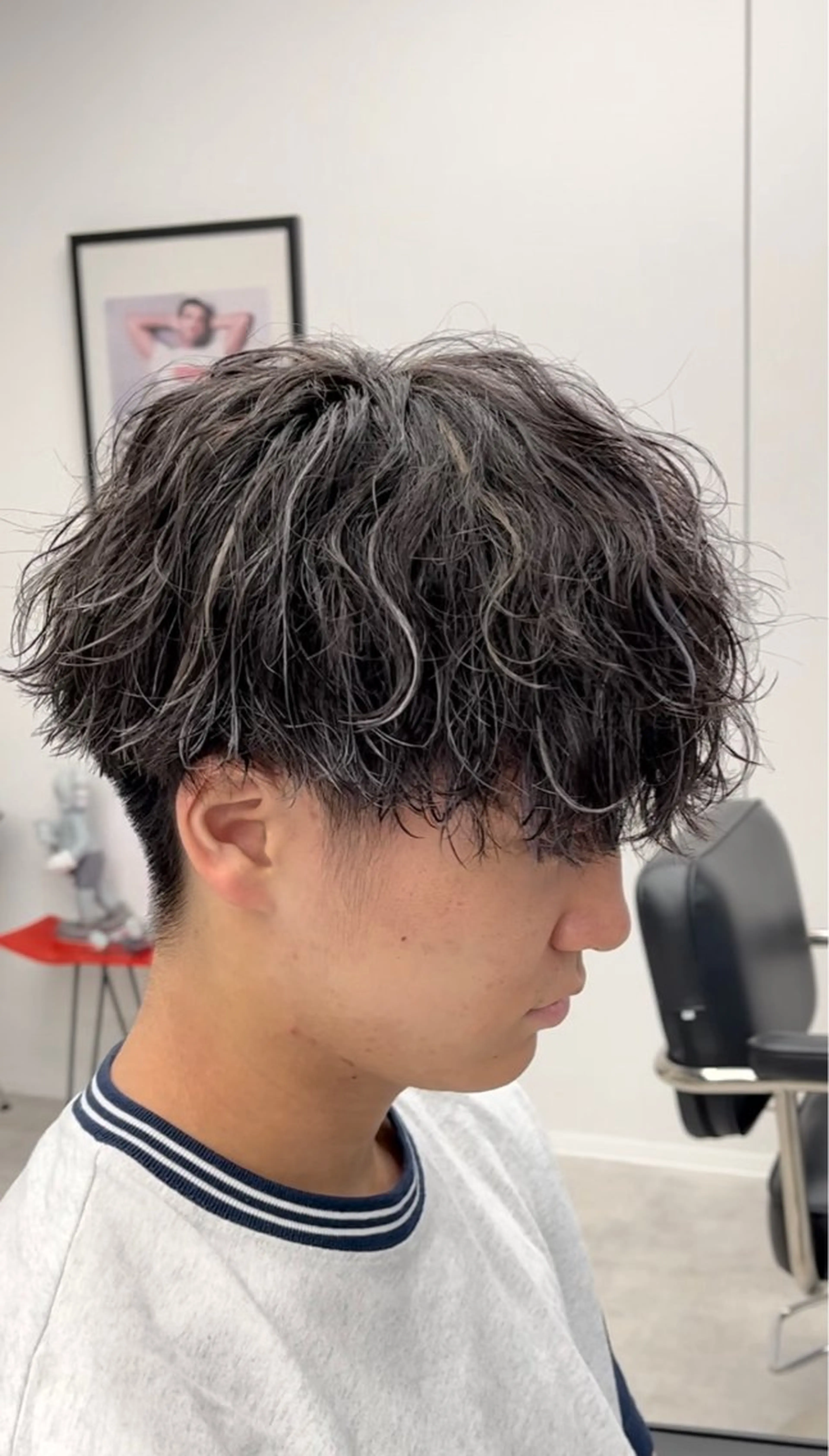 【ご新規様限定📣】🔴人気No. 1🔴骨格矯正カット＋波巻きスパイラルパーマ🌀の写真