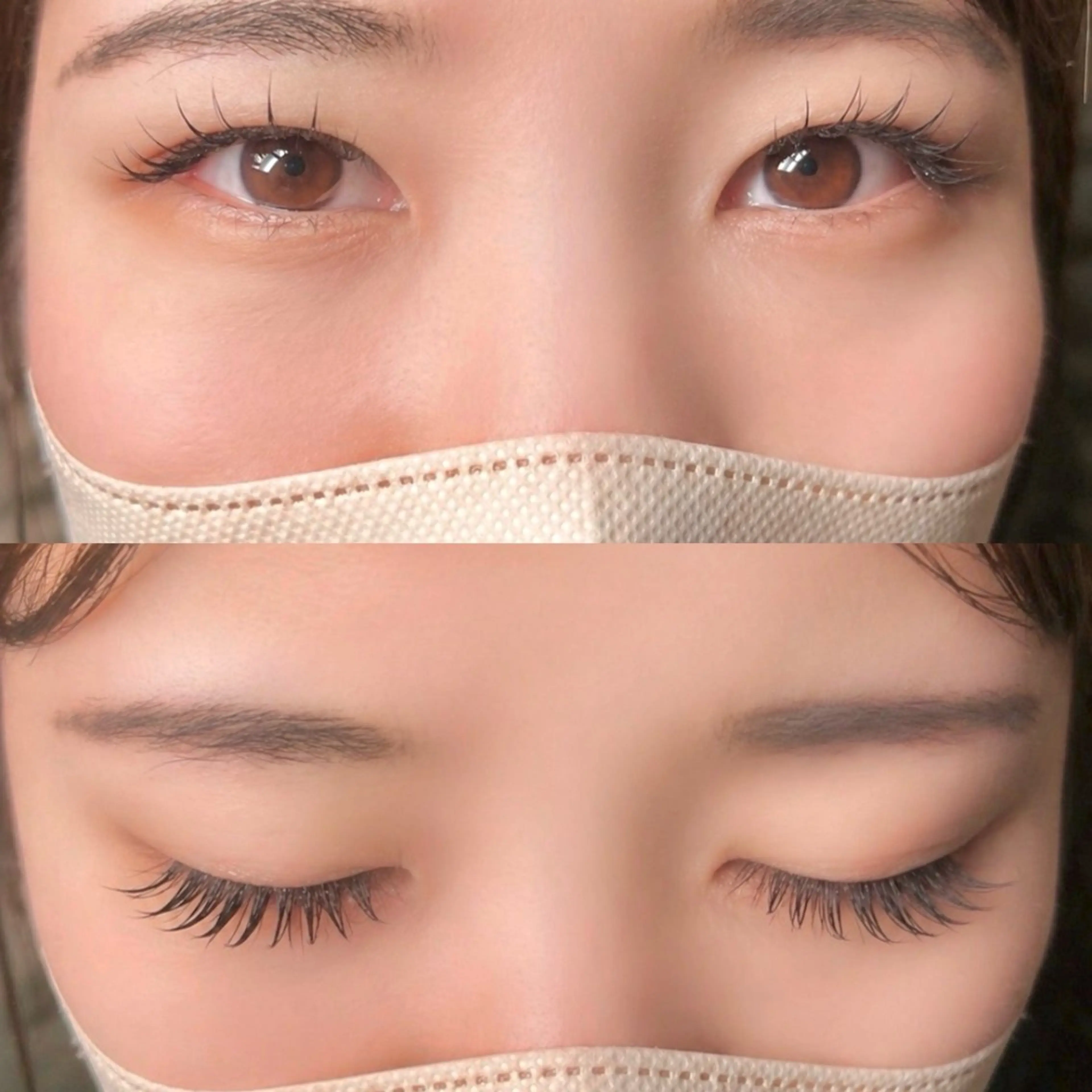 マツエク・マツパ Cカール フラットラッシュ マツエク ALLURE eye MIYUAのマツエク・マツパデザイン