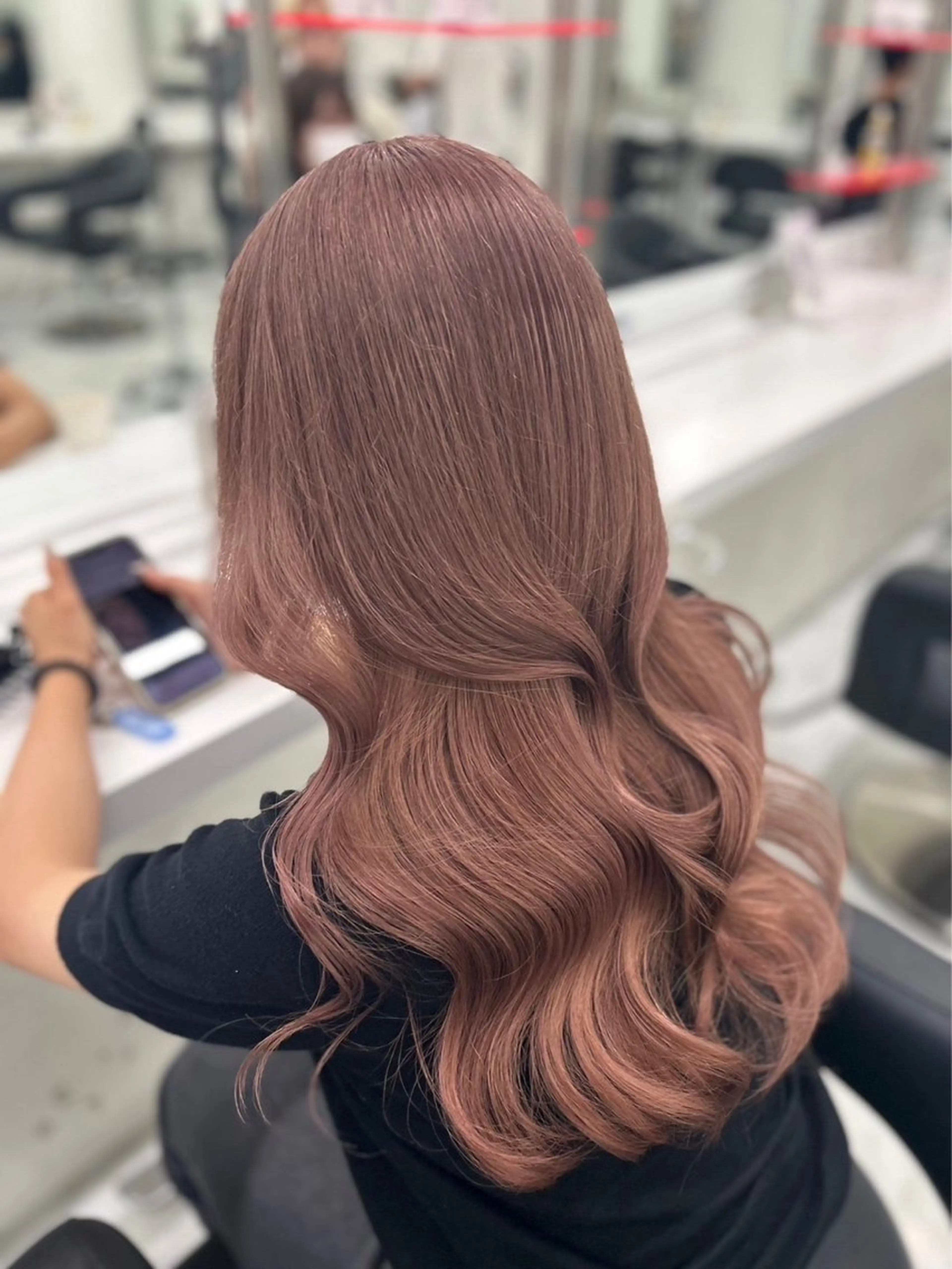 セミロング カラー ヘアカラー トリートメント ヘアセット 渋谷指名1位💖 カラーの達人❣️のヘアスタイル