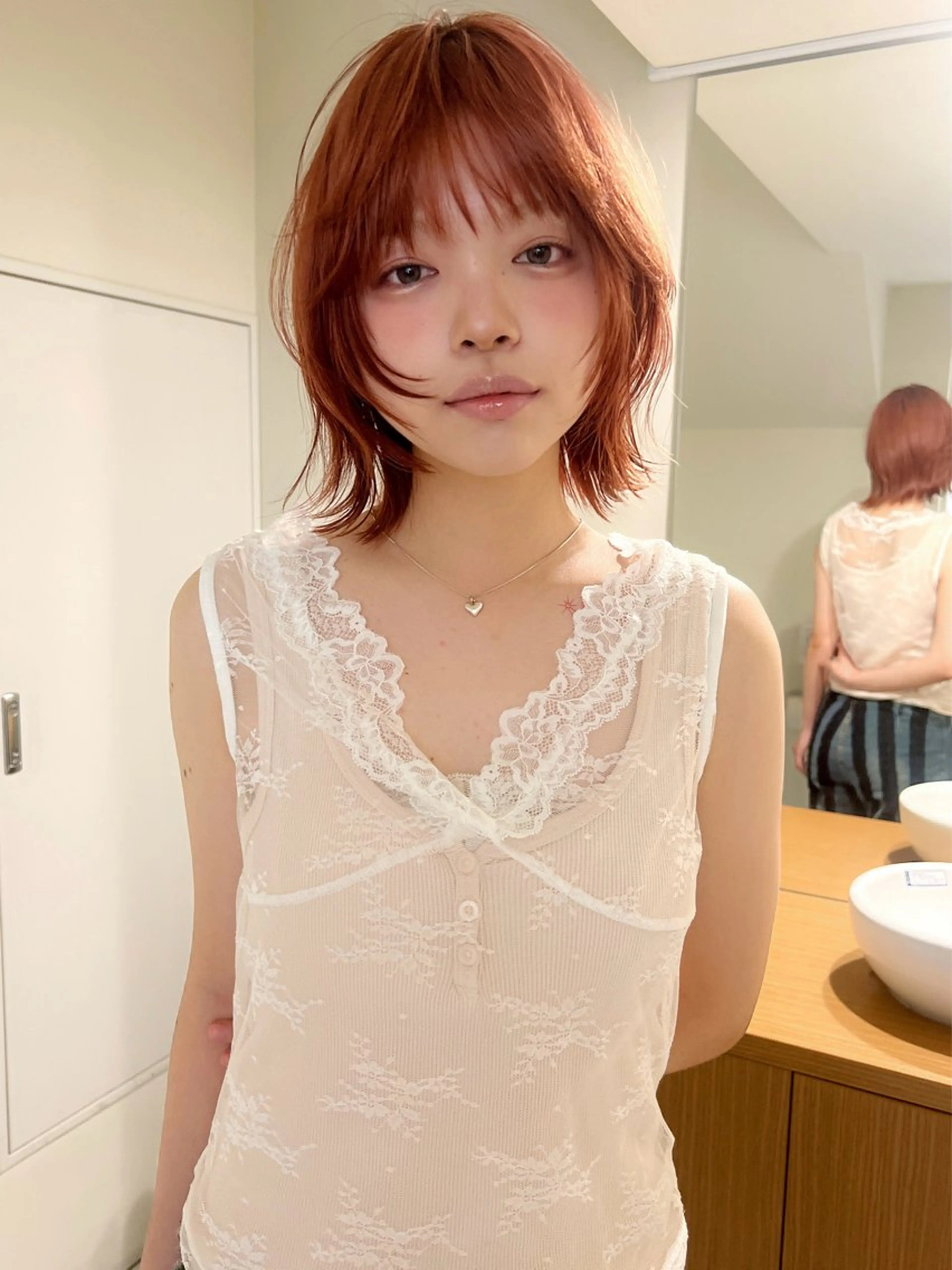 ショート カット 小顔ボブ jilblanカホのヘアスタイル