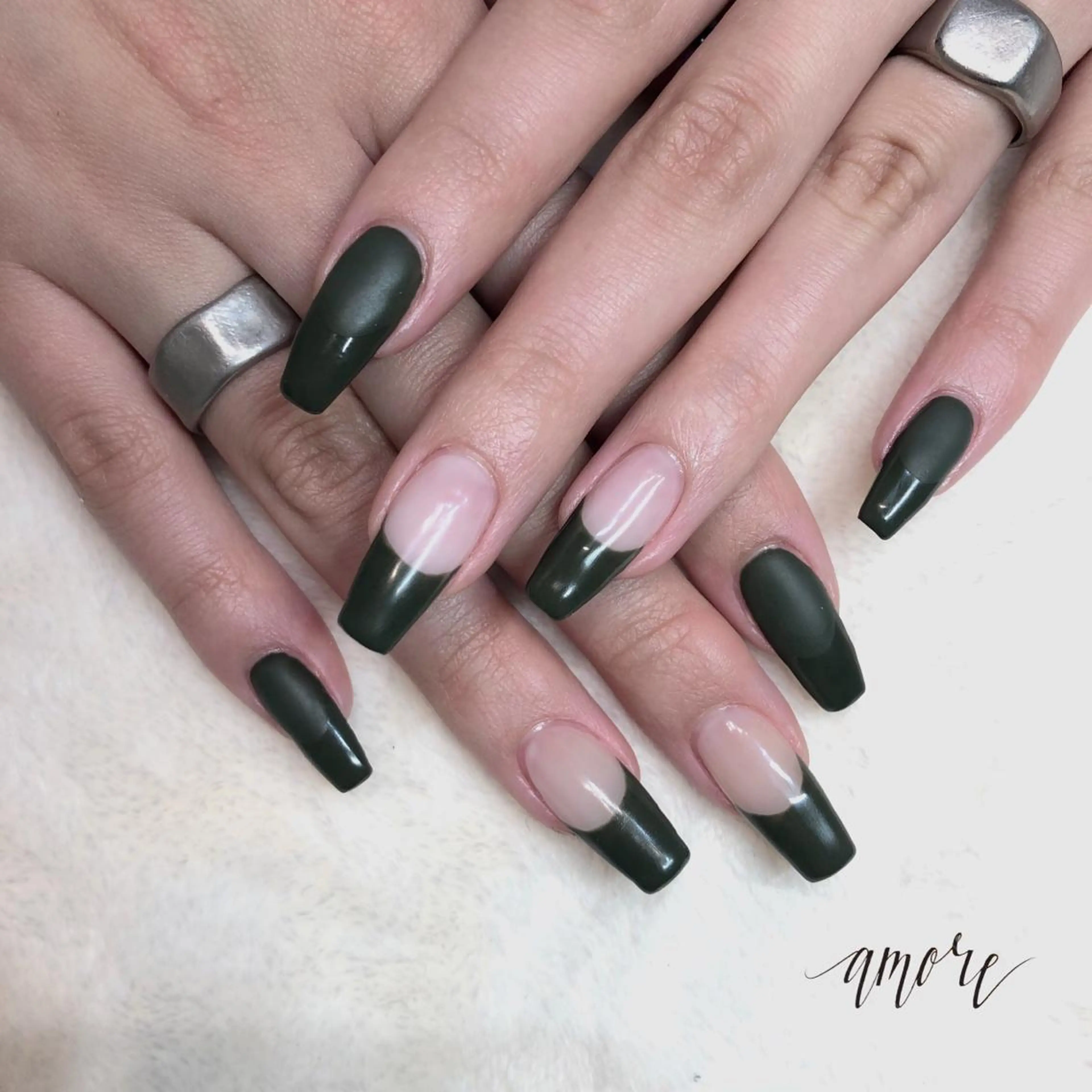 ネイル フレンチネイル ジェルネイル マットネイル ニュアンスネイル 春ネイル You kyehwaのネイルデザイン