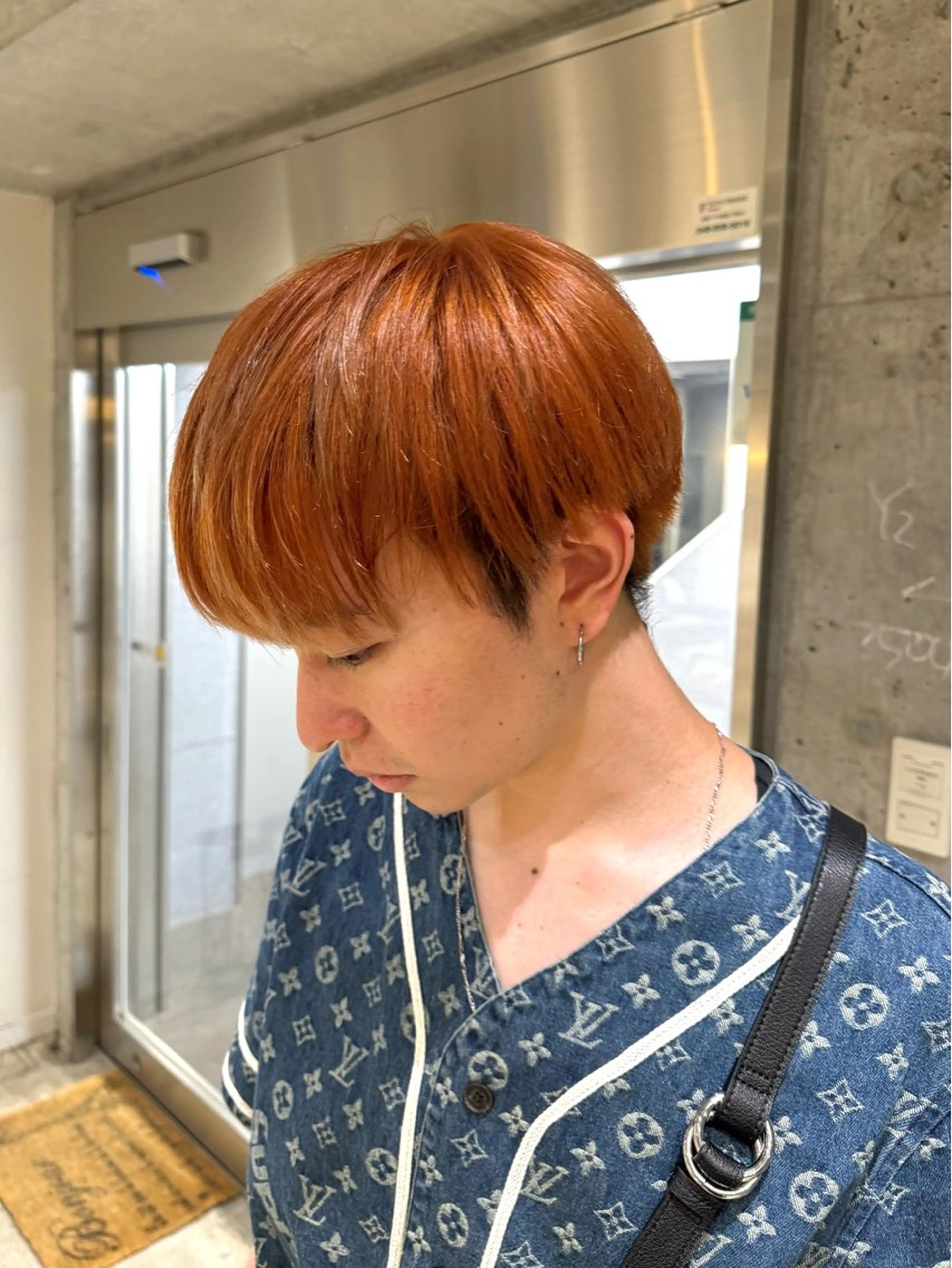 カラー ヘアアレンジ メンズ メンズブリーチ ブリーチ カット ヘアカラー トリートメント ヘッドスパ 顔まわり/艶カラー/ 🤎himari🤎のヘアスタイル