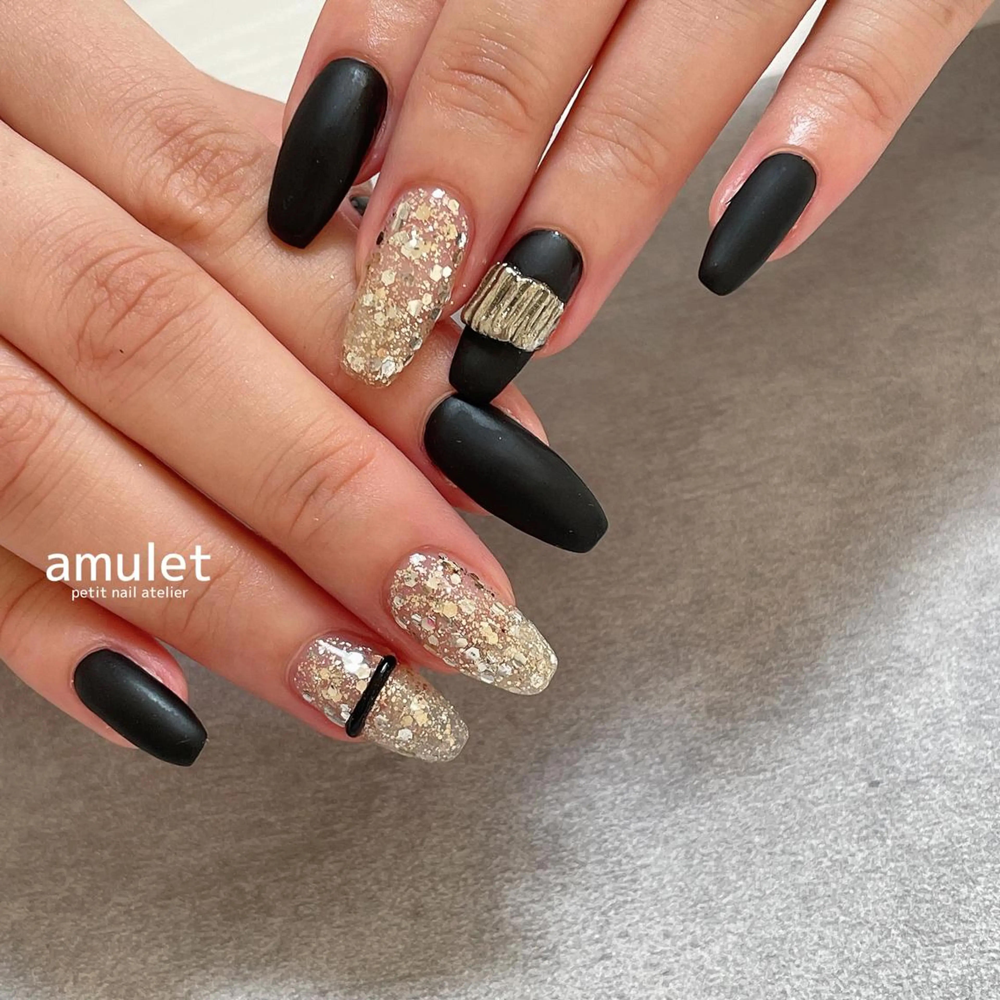 ネイル 持ち込み amulet TOMOMIのネイルデザイン