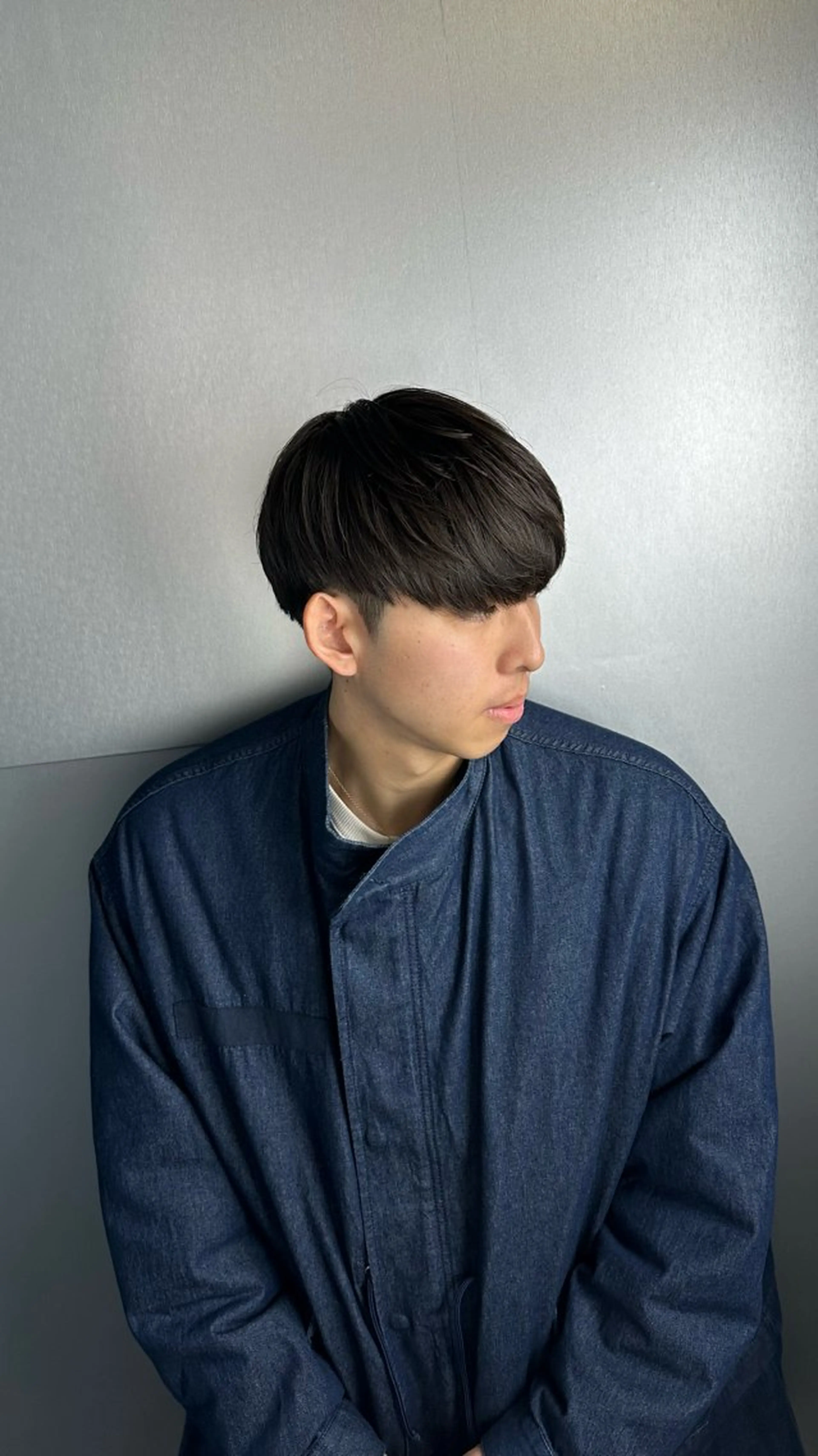 メンズ マッシュ 刈り上げ メンズパーマ 新宿 yudaiのヘアスタイル