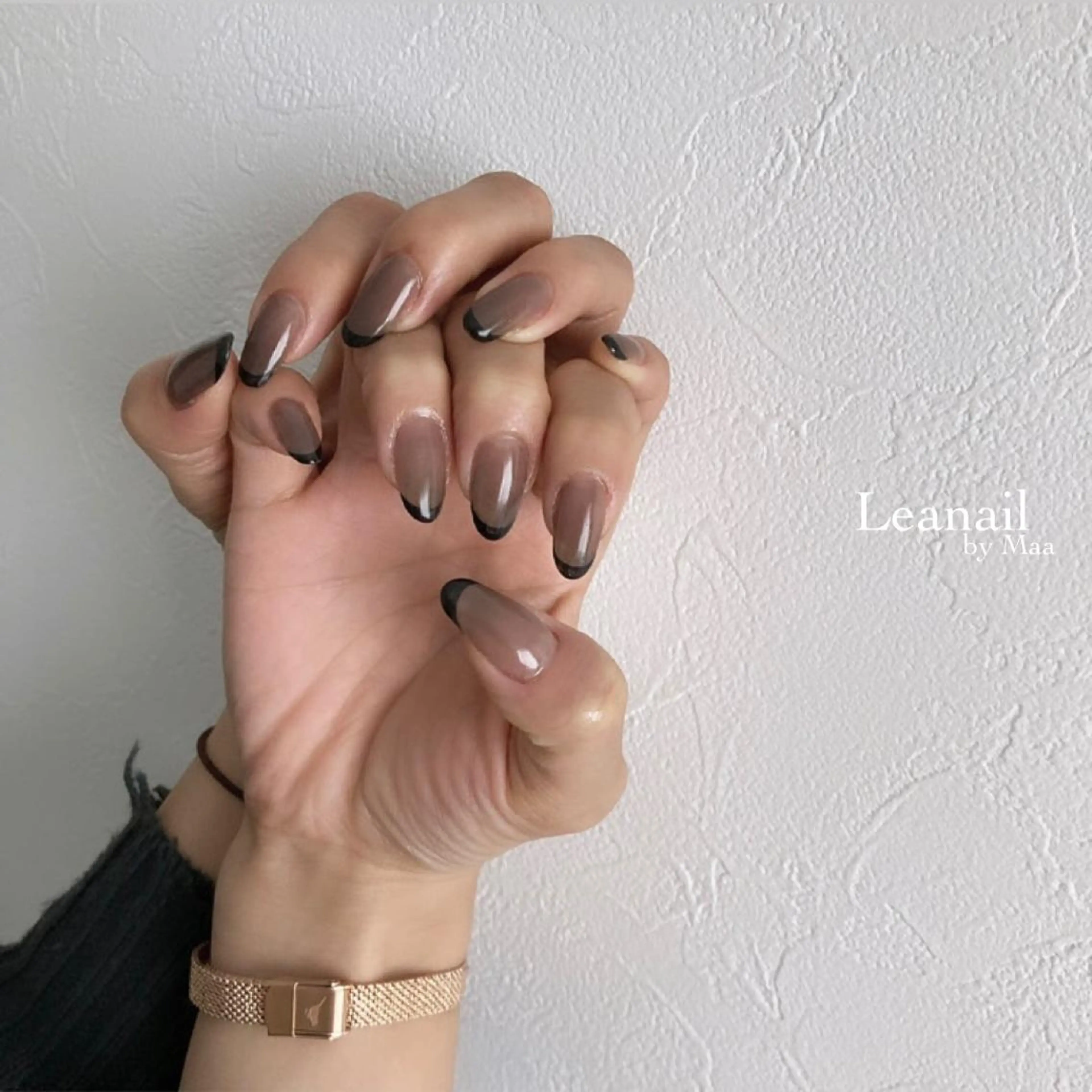 ネイル フレンチネイル private_ salon.Leaのネイルデザイン