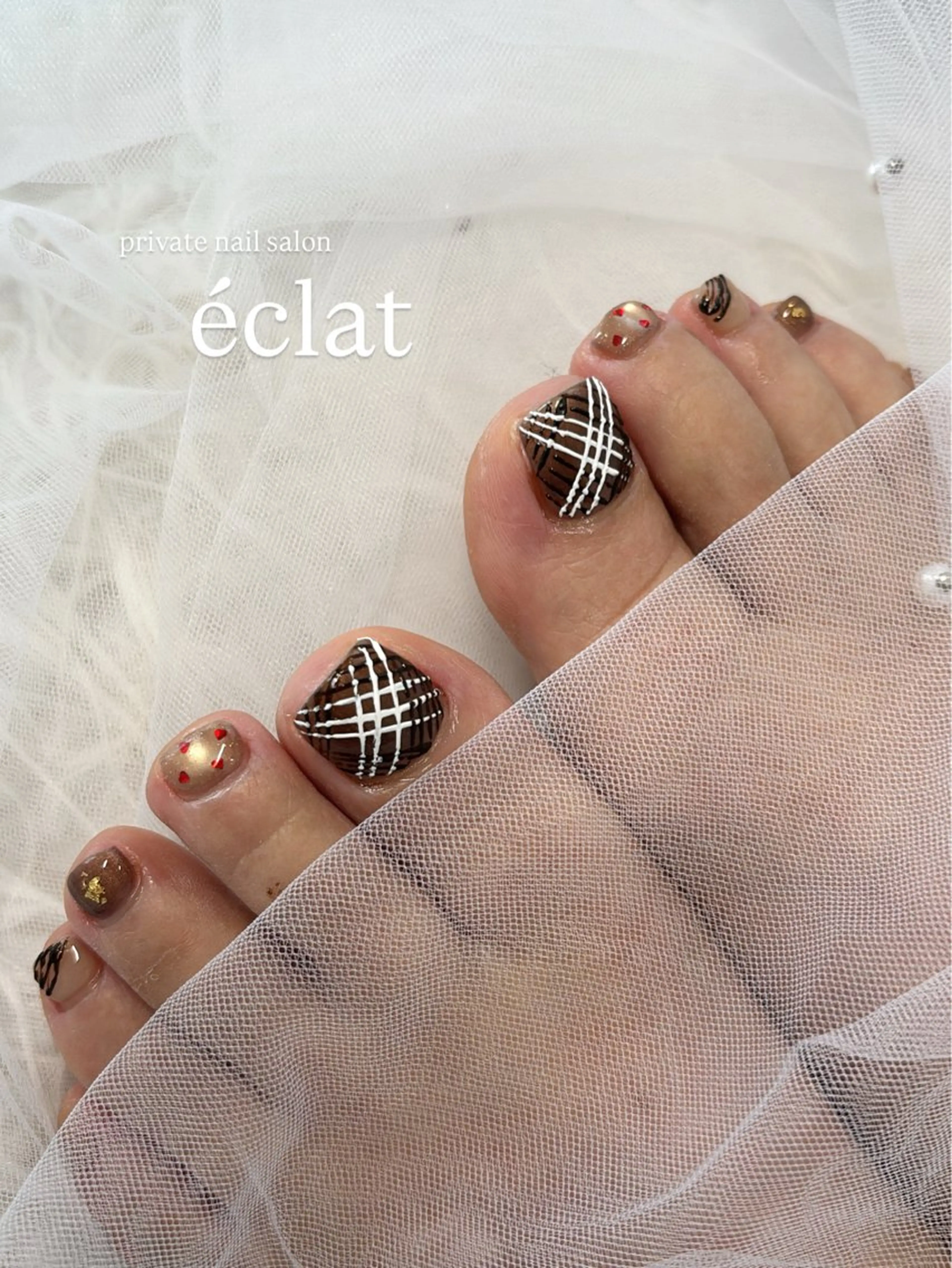 ネイル フットネイル éclat所属・éclat エクラのネイルデザイン